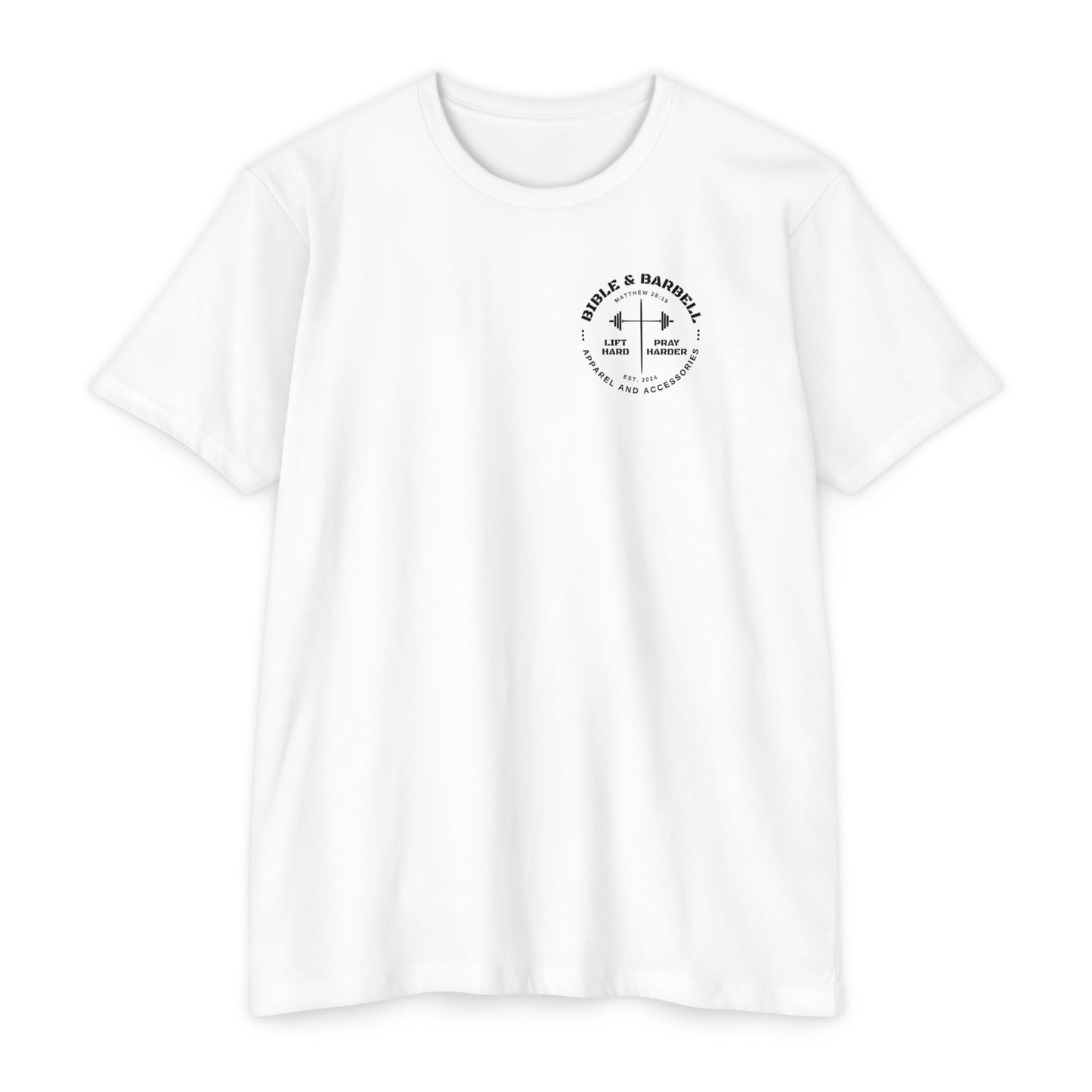 Strong & Courageous Lion Graphic T-Shirt, Joshua 1:9 Motivational Tee, Unisex Shirt, Strength Apparel, Gift for Him, Faith-Based Clothing