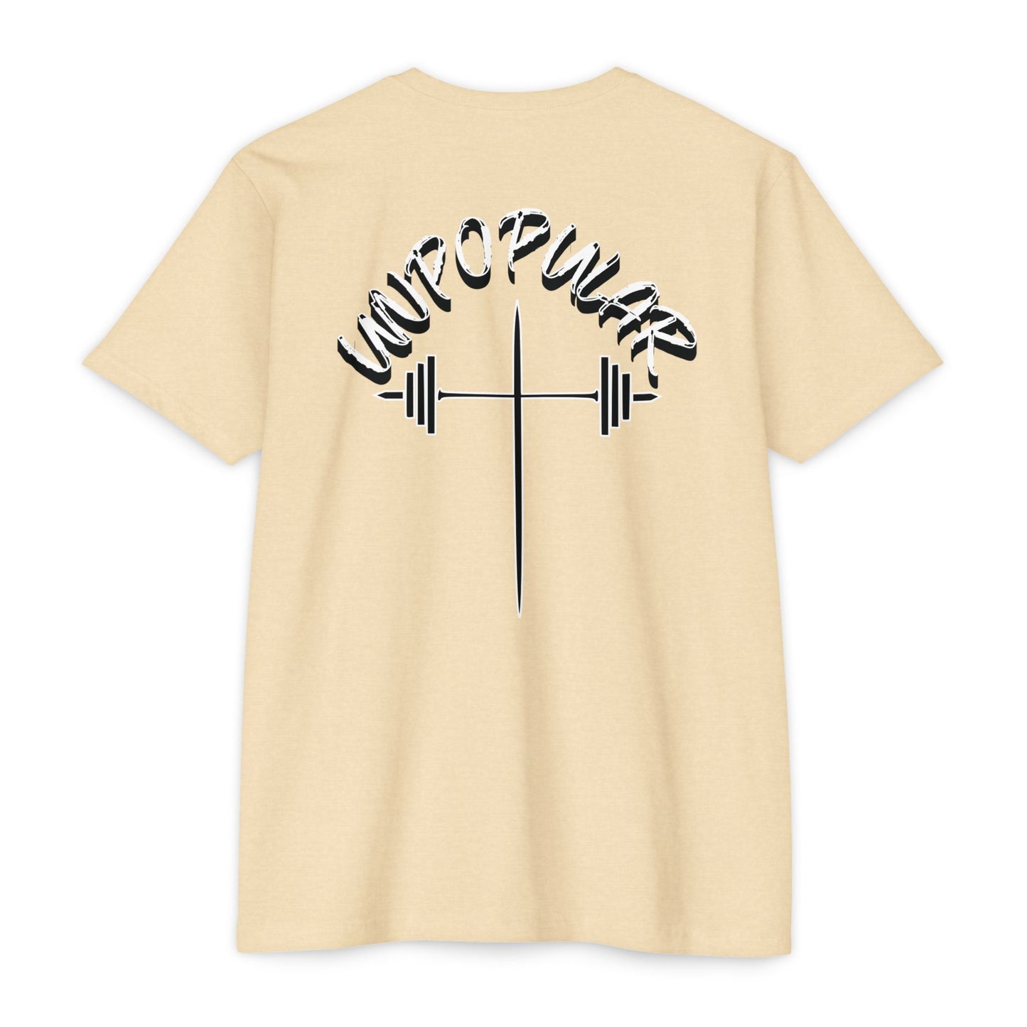 "UNPOPULAR" Unisex Fitness T-Shirt: Empower Your Workout, Gym Apparel, Casual Wear, Training Gear, Gift for Fitness Enthusiasts.
