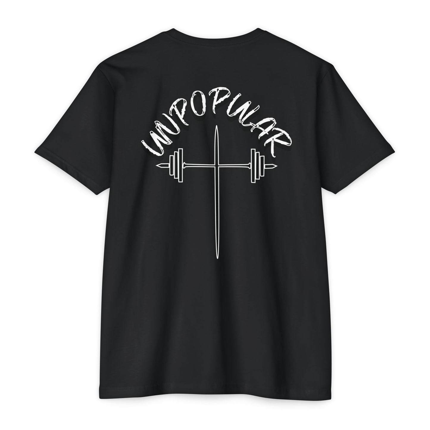 "UNPOPULAR" Unisex Fitness T-Shirt: Empower Your Workout, Gym Apparel, Casual Wear, Training Gear, Gift for Fitness Enthusiasts.