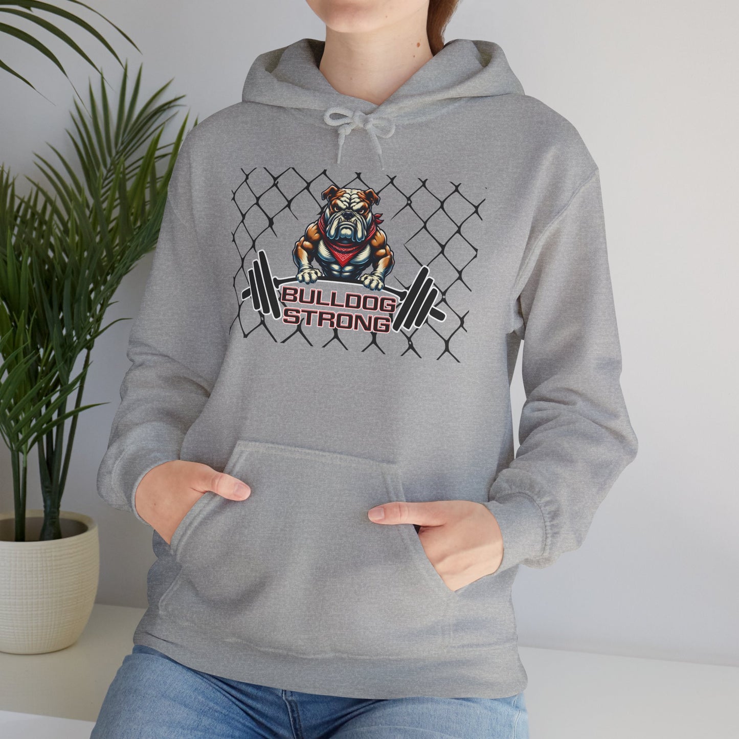 Bulldog Strong Adult Hoodie