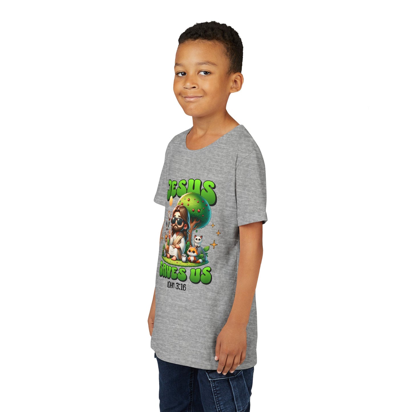 Vintage Jesus Saves Youth Tee