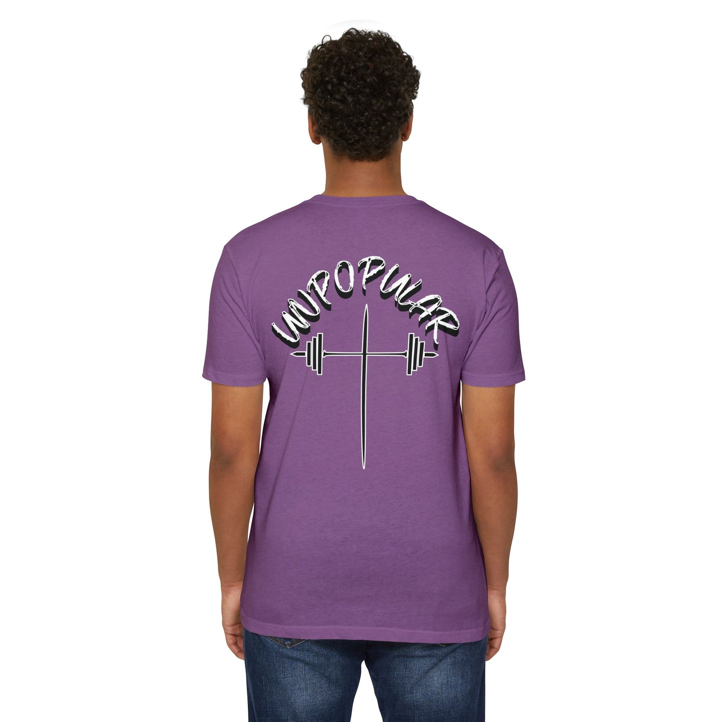 "UNPOPULAR" Unisex Fitness T-Shirt: Empower Your Workout, Gym Apparel, Casual Wear, Training Gear, Gift for Fitness Enthusiasts.