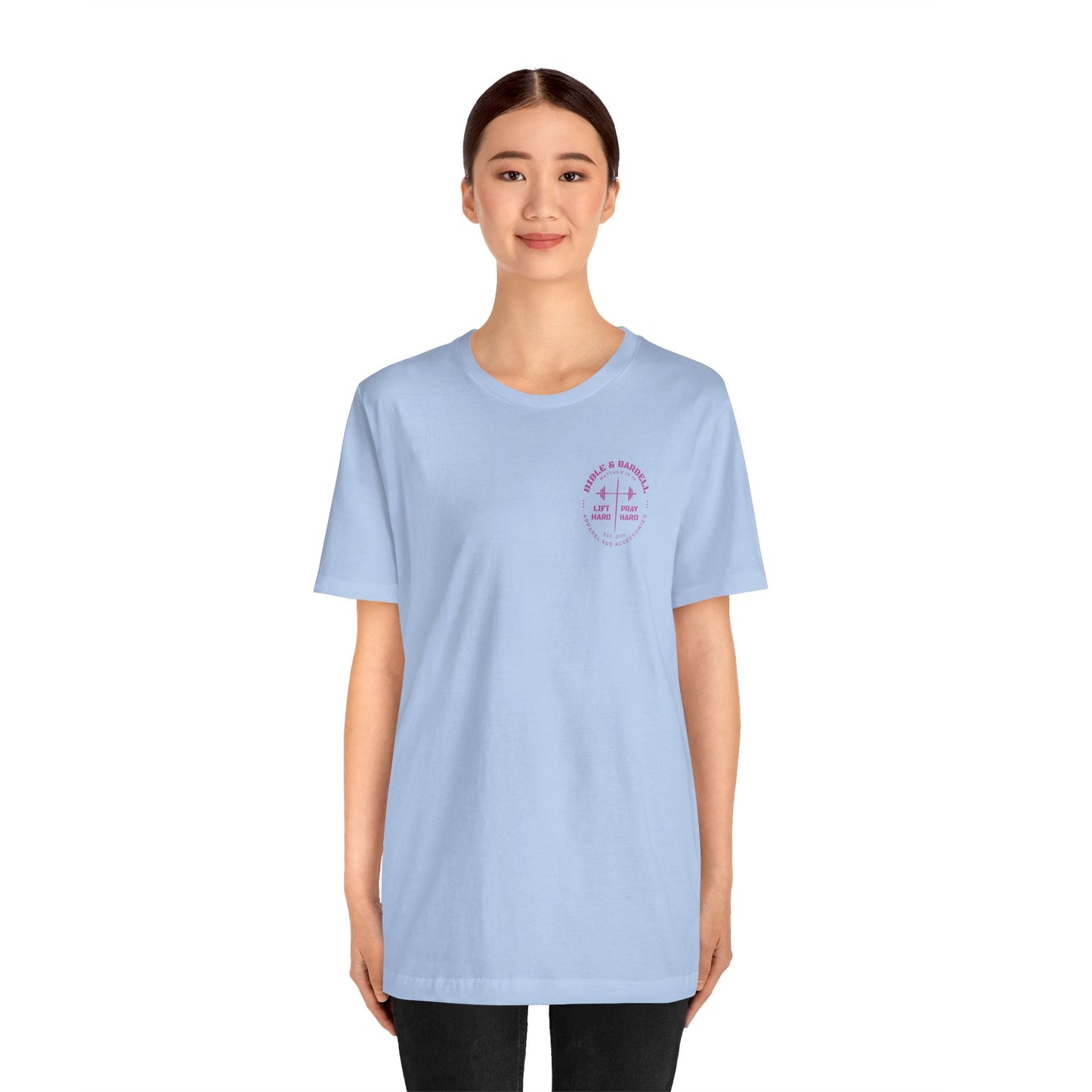 Women's Pink Circle Logo T-Shirt