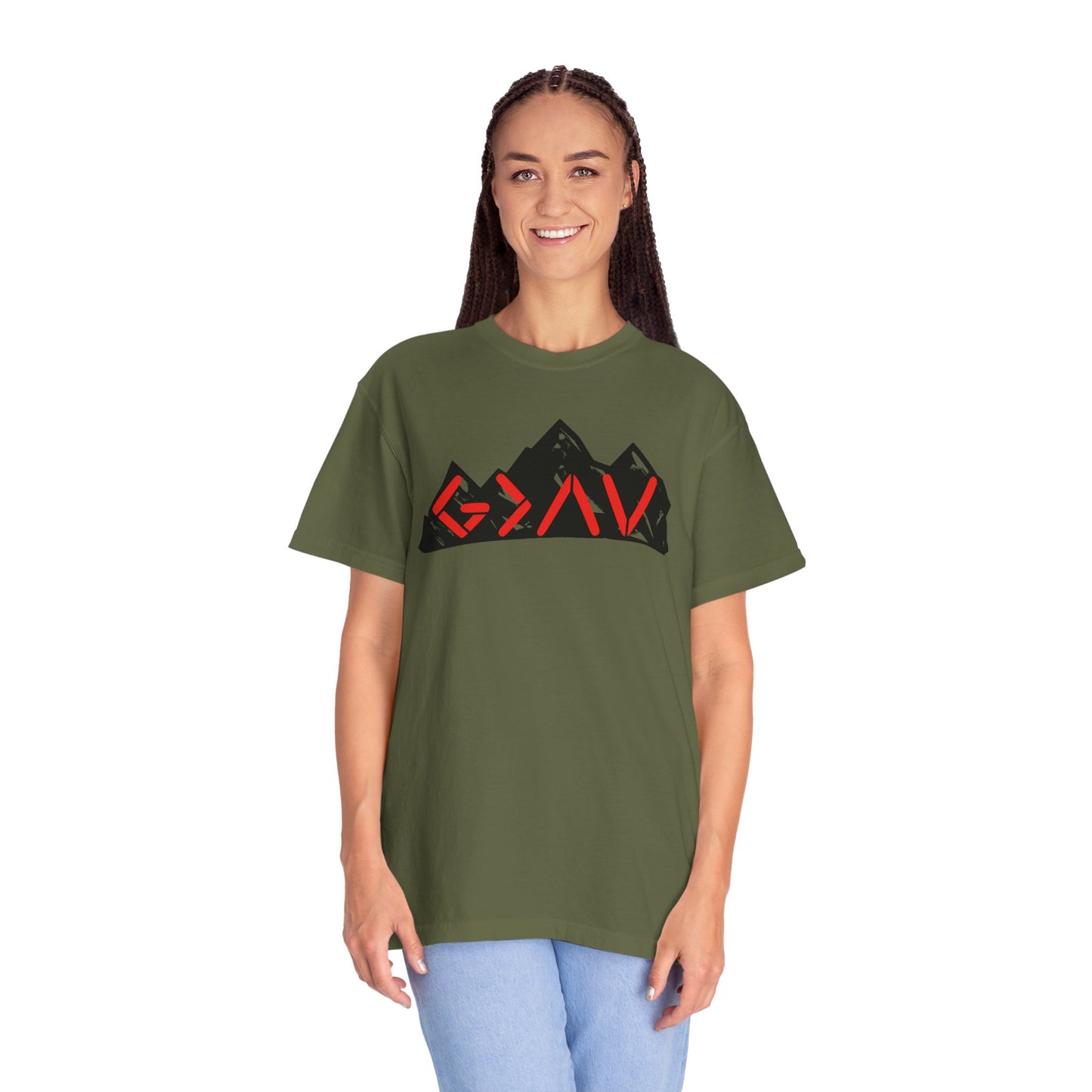 God Is Greater Than The Highs and Lows Mountain Graphic Unisex T-Shirt