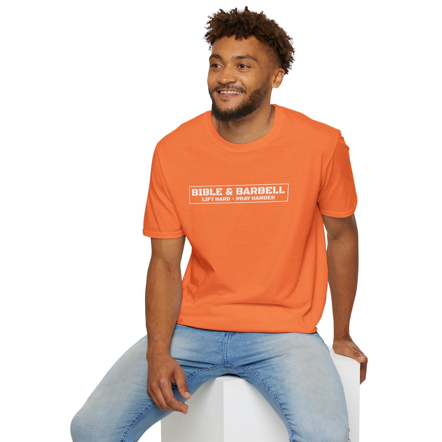 Bible & Barbell Logo Unisex Softstyle T-Shirt