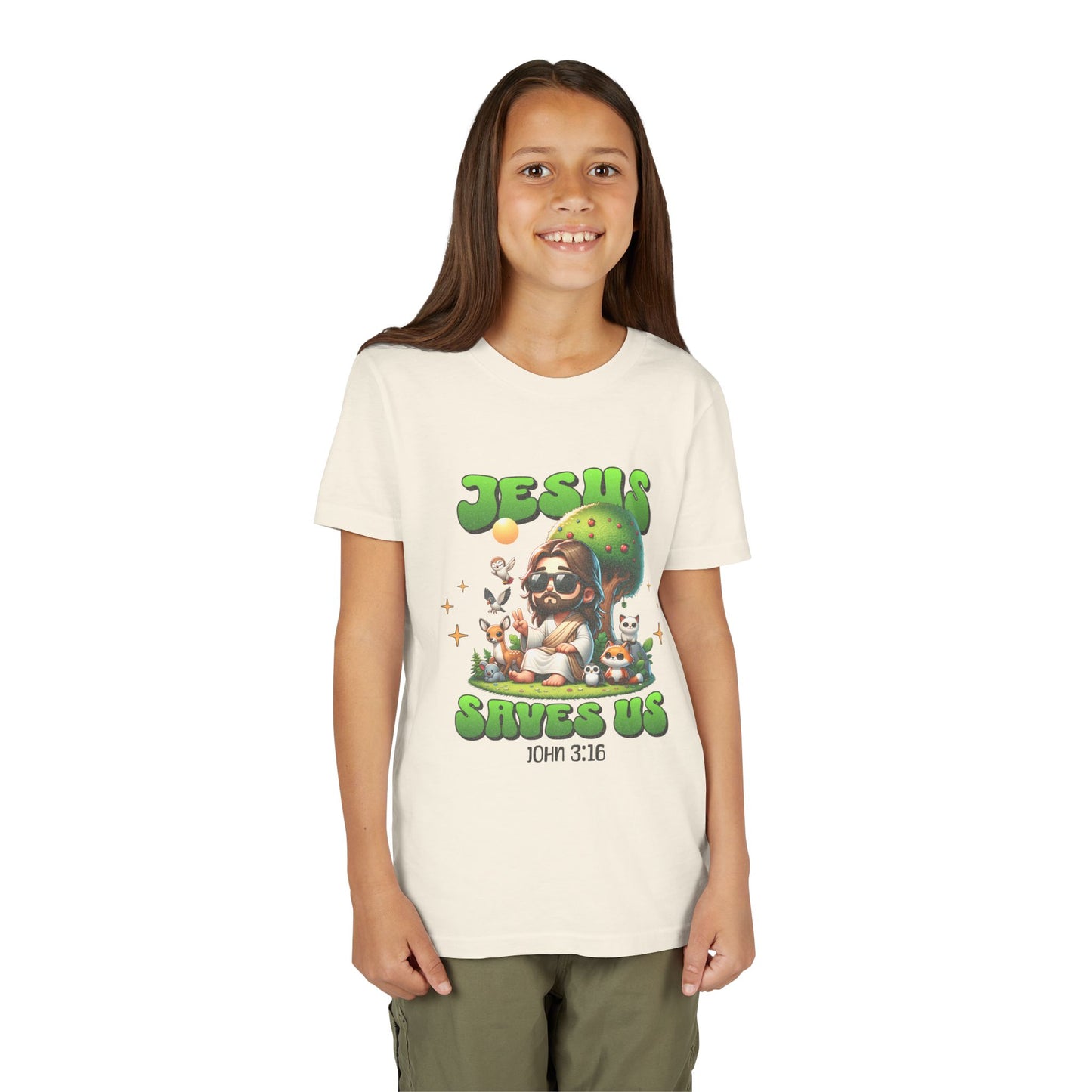 Vintage Jesus Saves Youth Tee