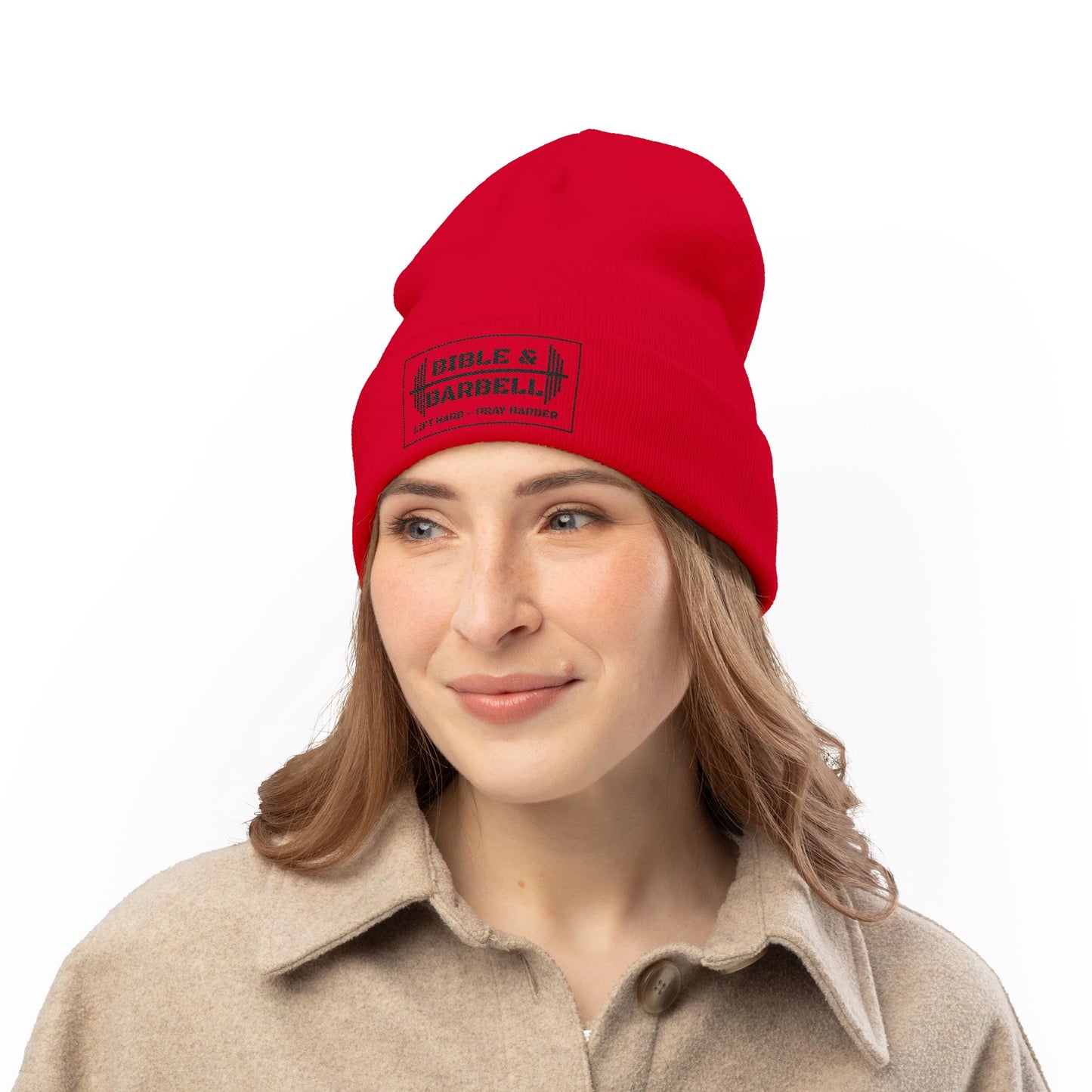 Bible & Barbell Knit Beanie