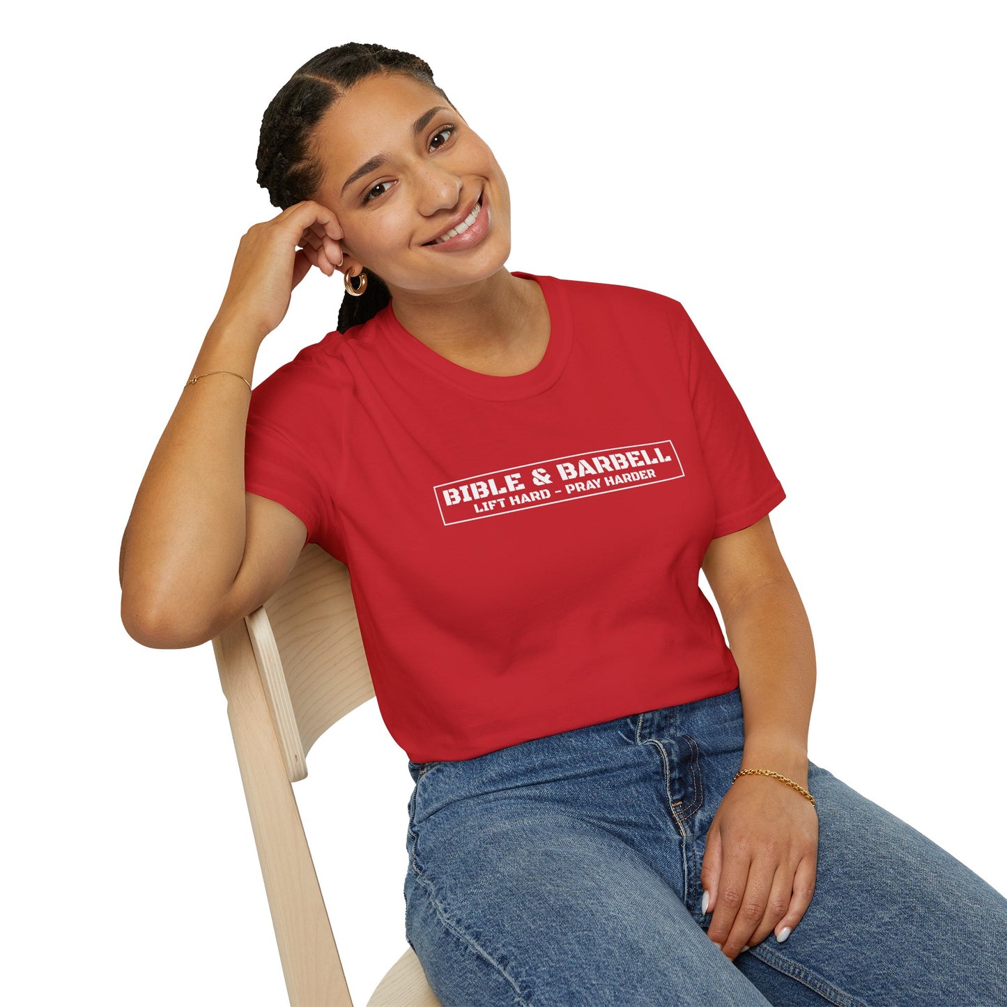 Bible & Barbell Logo Unisex Softstyle T-Shirt