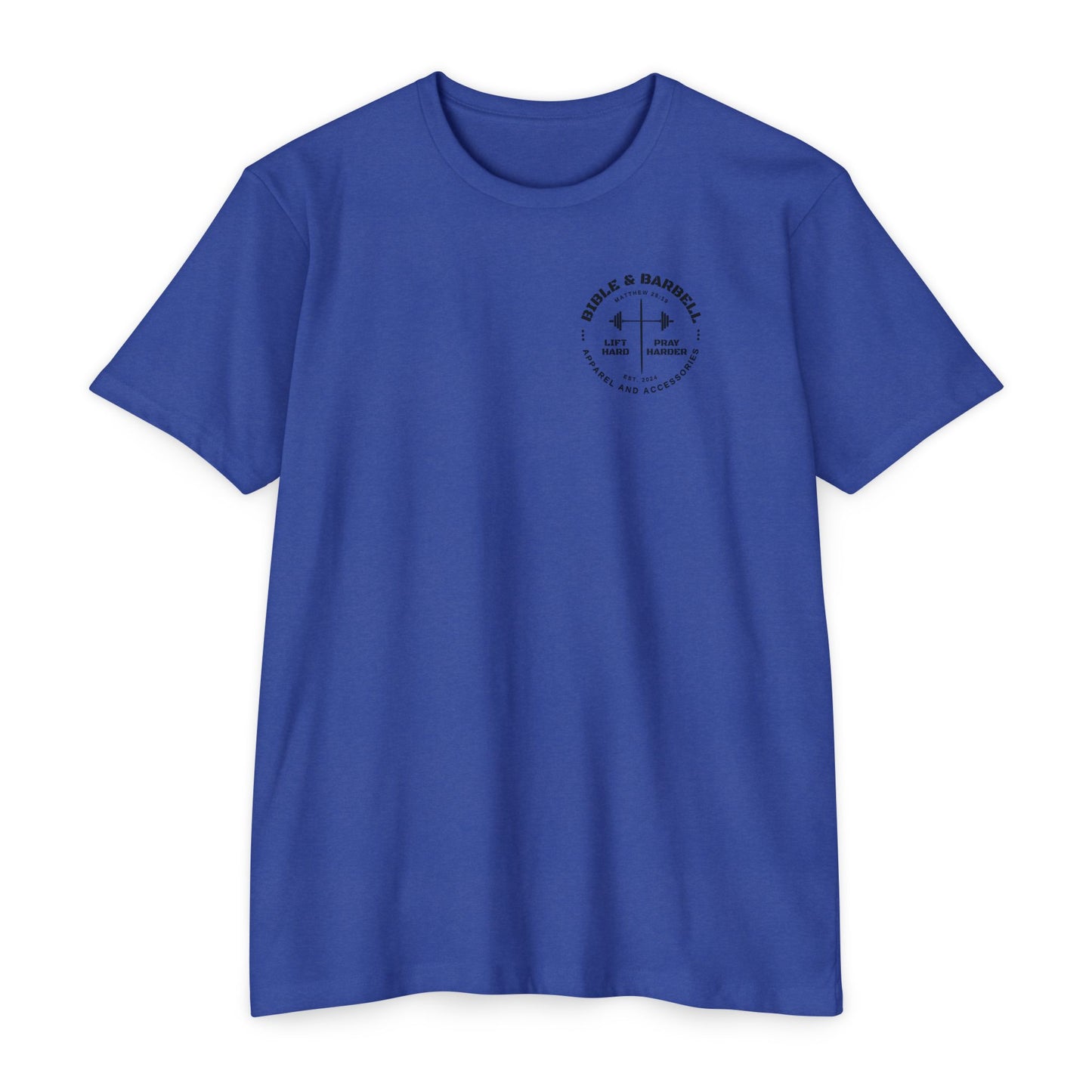 Strong & Courageous Lion Graphic T-Shirt, Joshua 1:9 Motivational Tee, Unisex Shirt, Strength Apparel, Gift for Him, Faith-Based Clothing