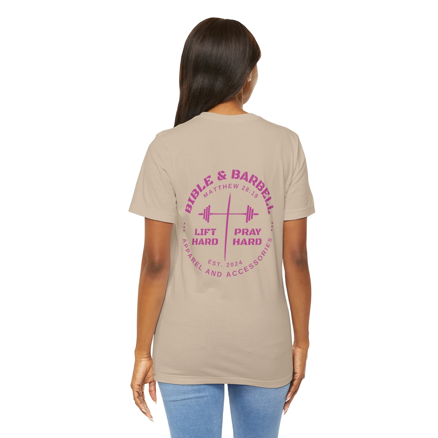 Women's Pink Circle Logo T-Shirt