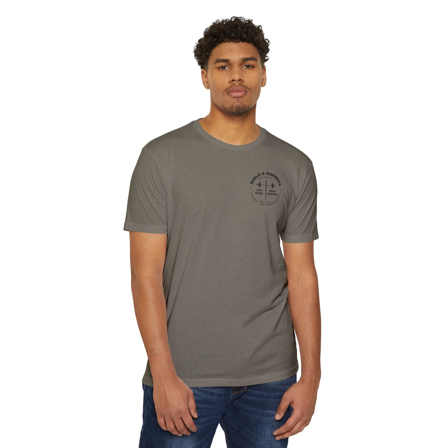Lift Hard Pray Harder Unisex T-Shirt, Motivational Gym Tee