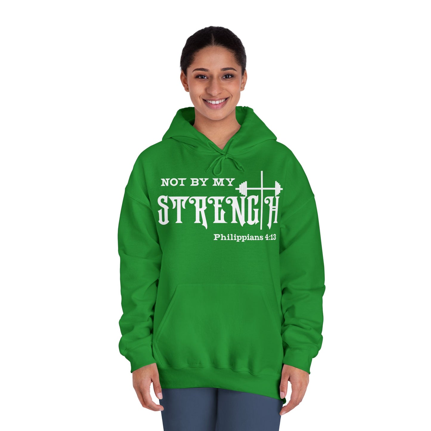 Not By My Strength - Philippians 4:13 Hoodie