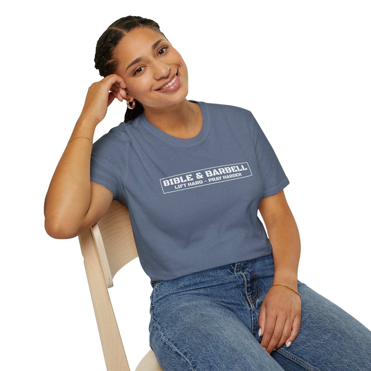 Bible & Barbell Logo Unisex Softstyle T-Shirt