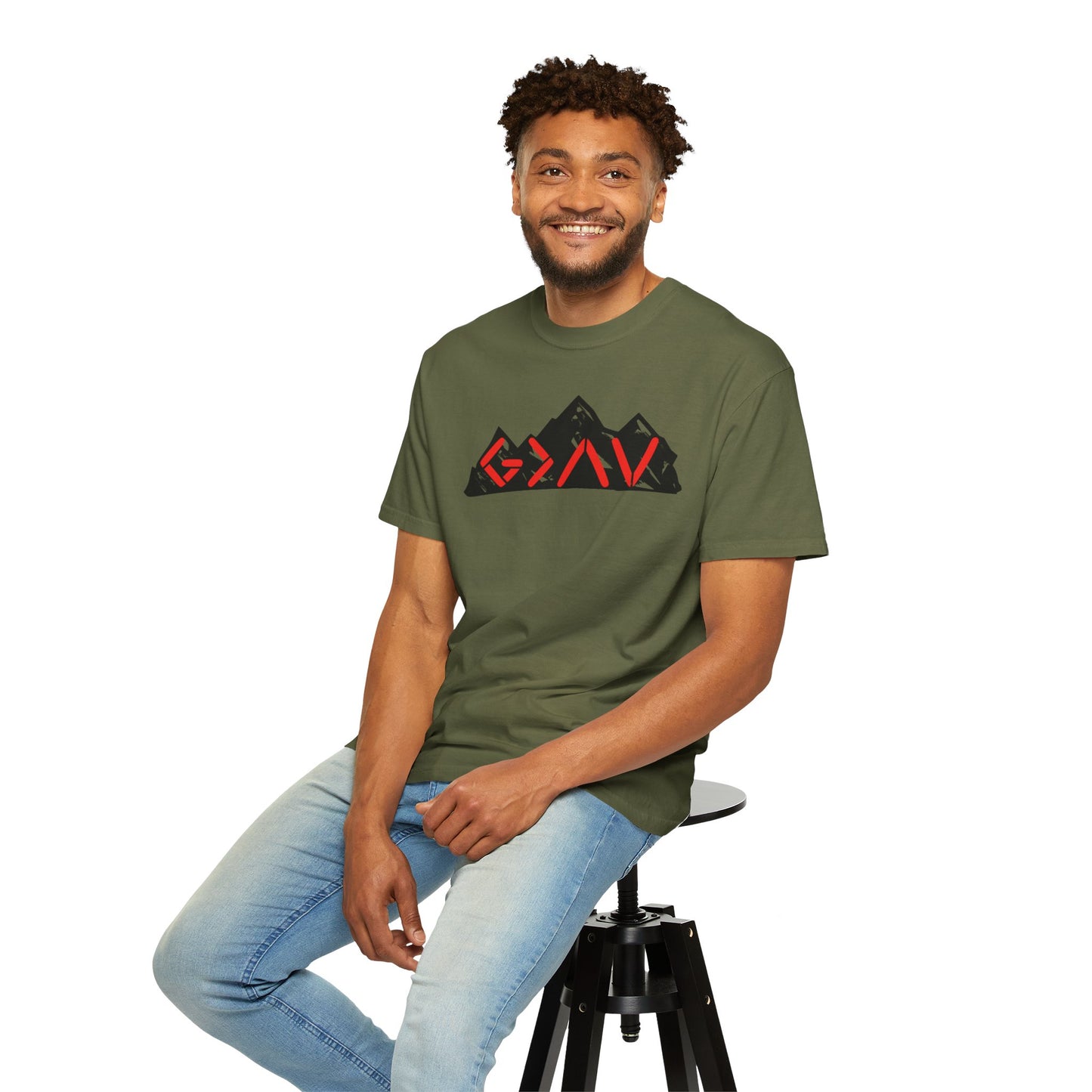 God Is Greater Than The Highs and Lows Mountain Graphic Unisex T-Shirt