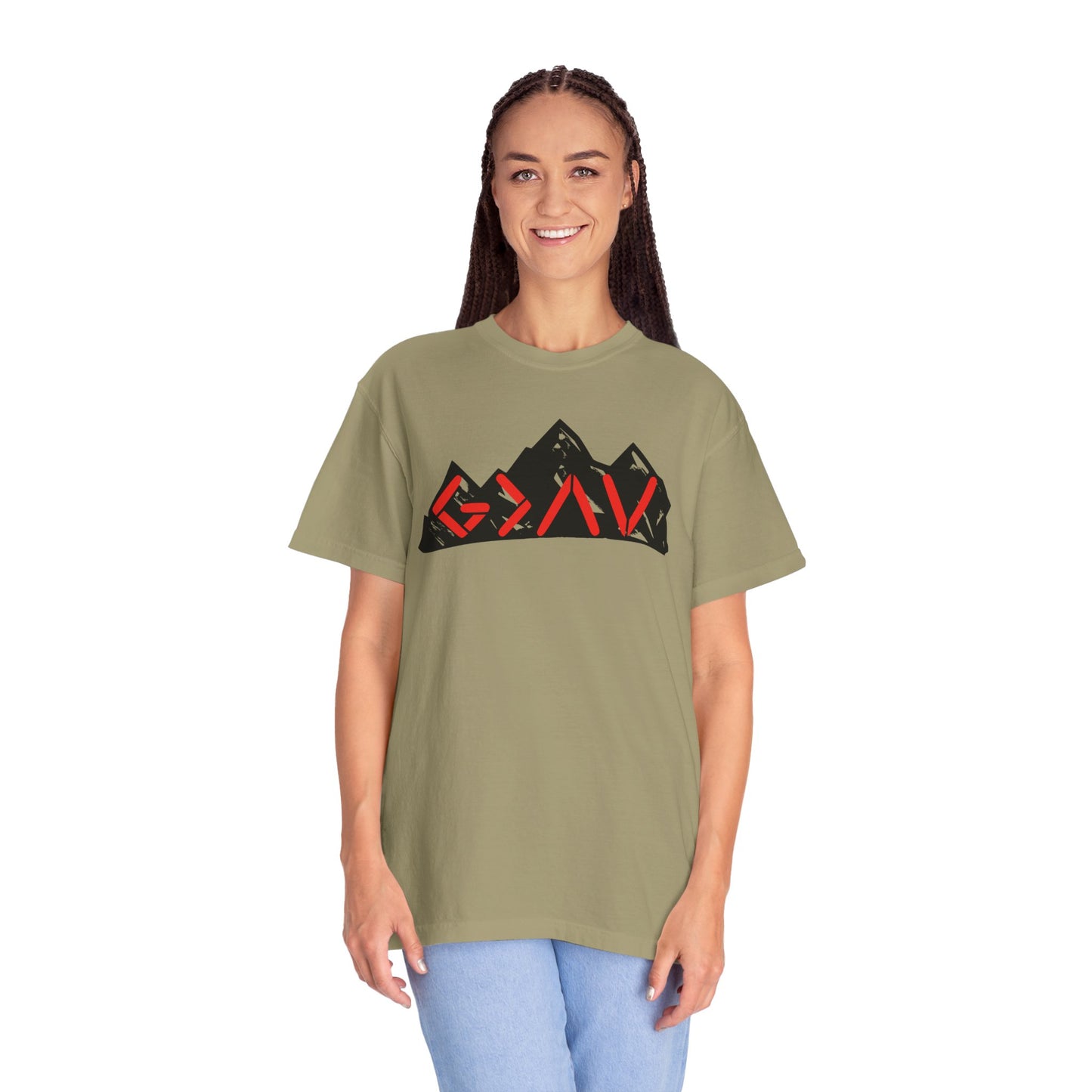 God Is Greater Than The Highs and Lows Mountain Graphic Unisex T-Shirt