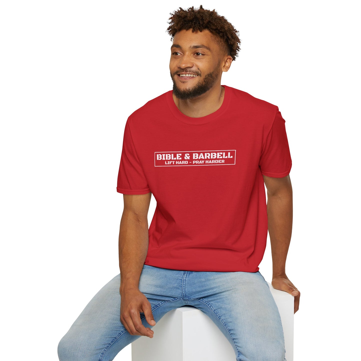 Bible & Barbell Logo Unisex Softstyle T-Shirt
