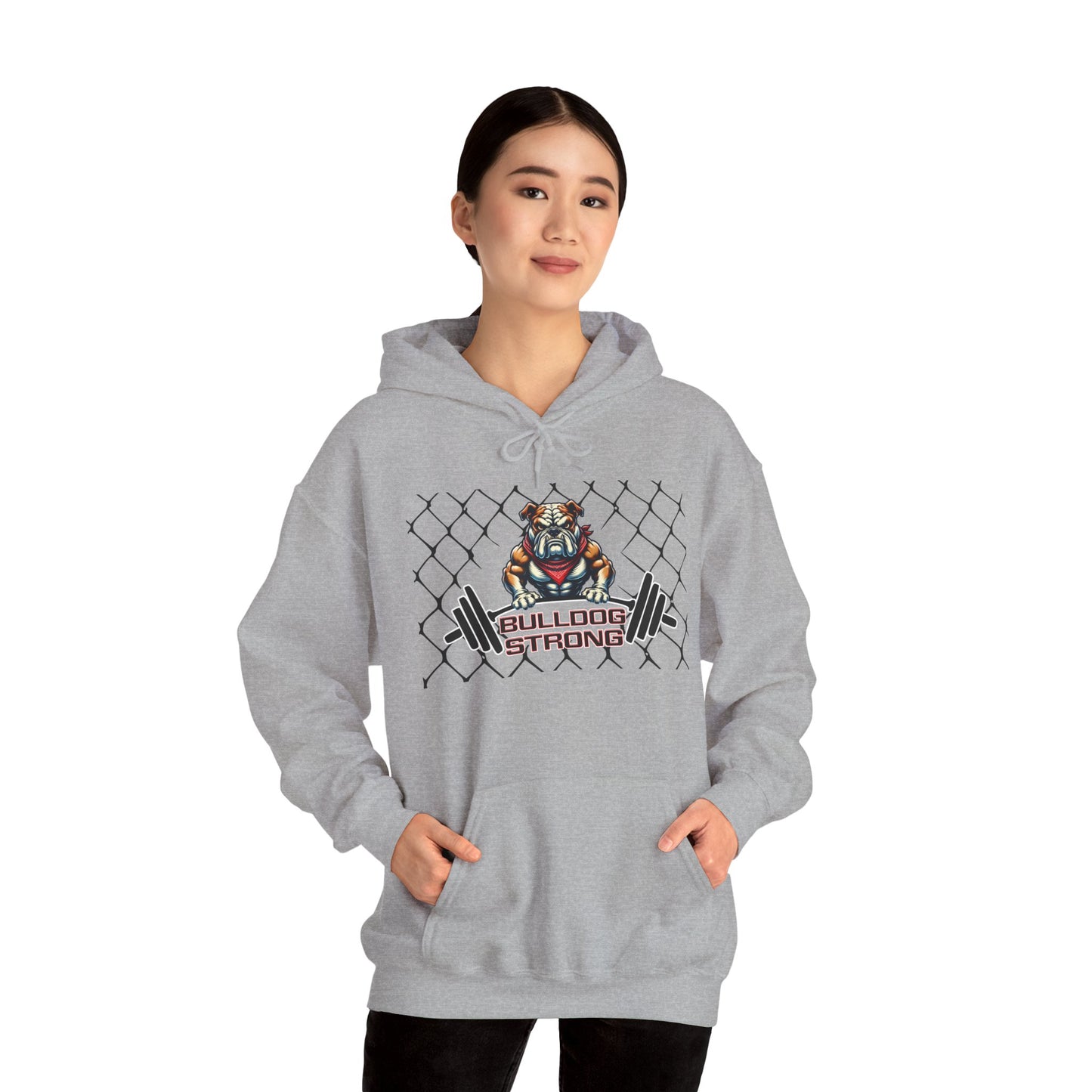 Bulldog Strong Adult Hoodie