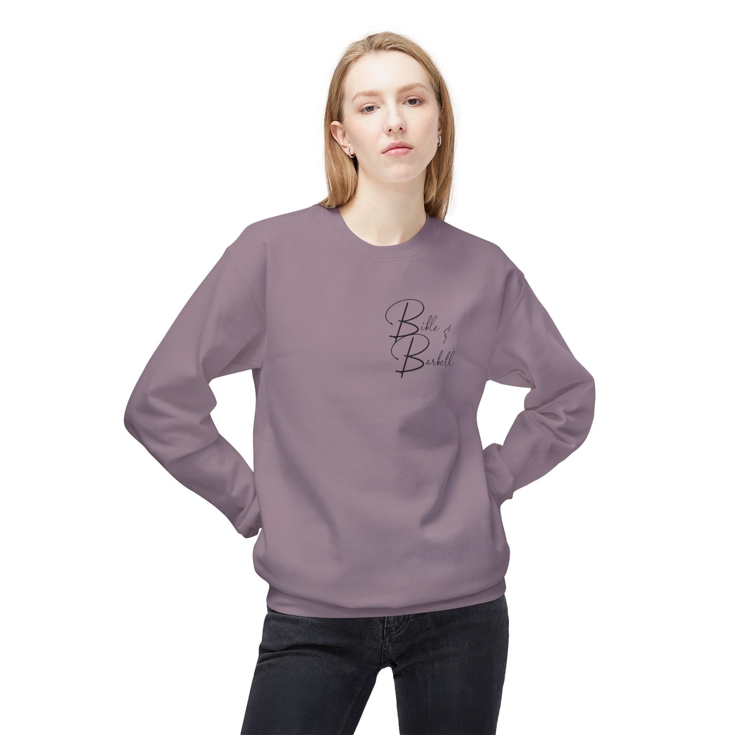 Proverbs 31:25 Empowering Women’s Crewneck Sweatshirt