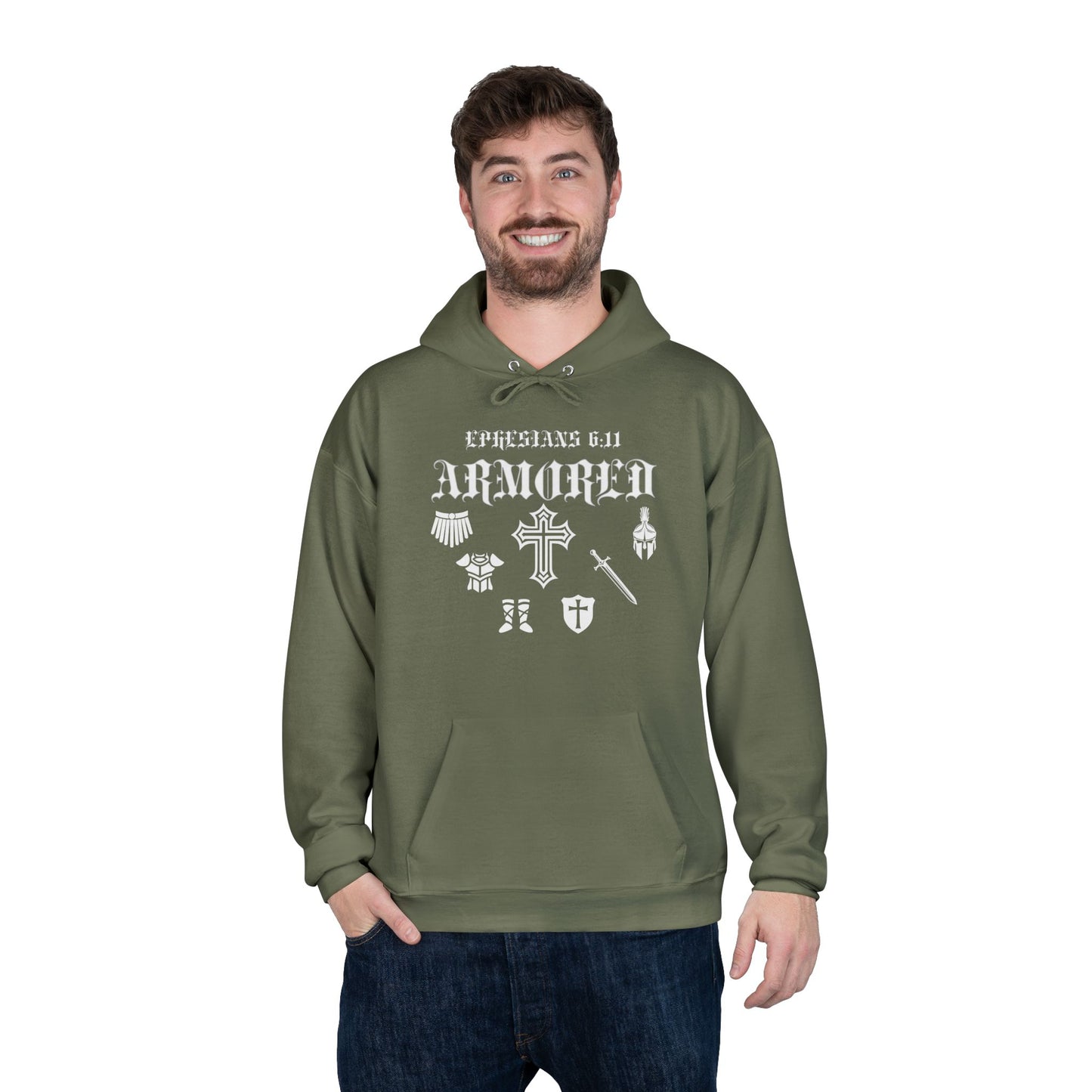 Ephesians 6:11 Eco-Friendly Hoodie