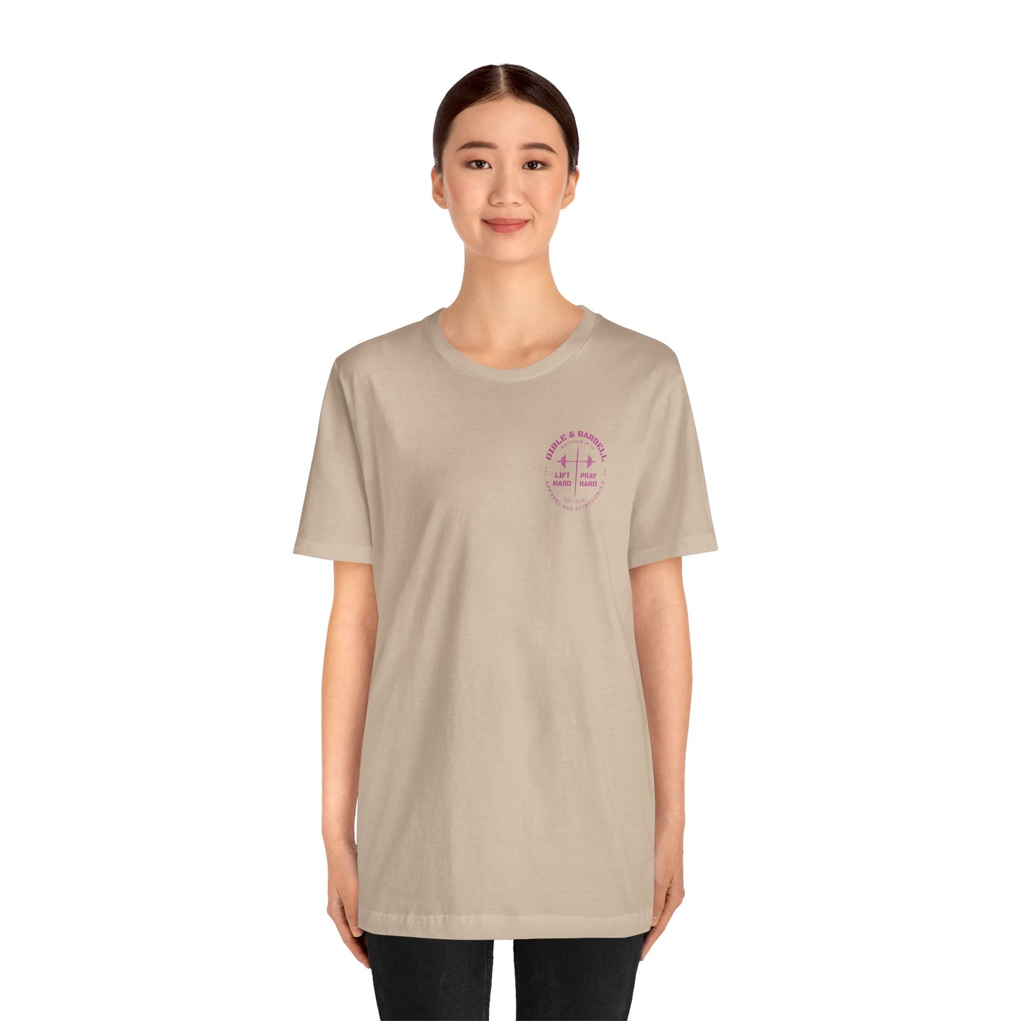Women's Pink Circle Logo T-Shirt