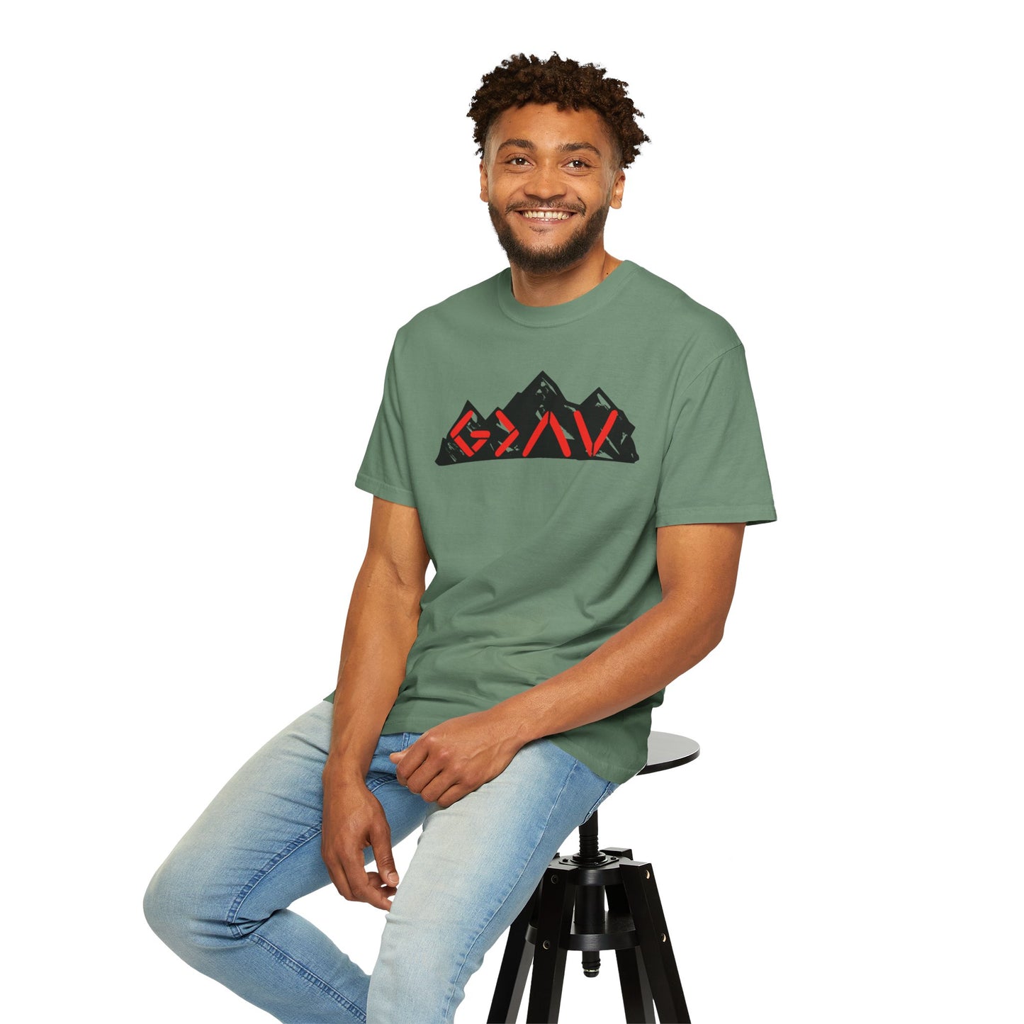 God Is Greater Than The Highs and Lows Mountain Graphic Unisex T-Shirt