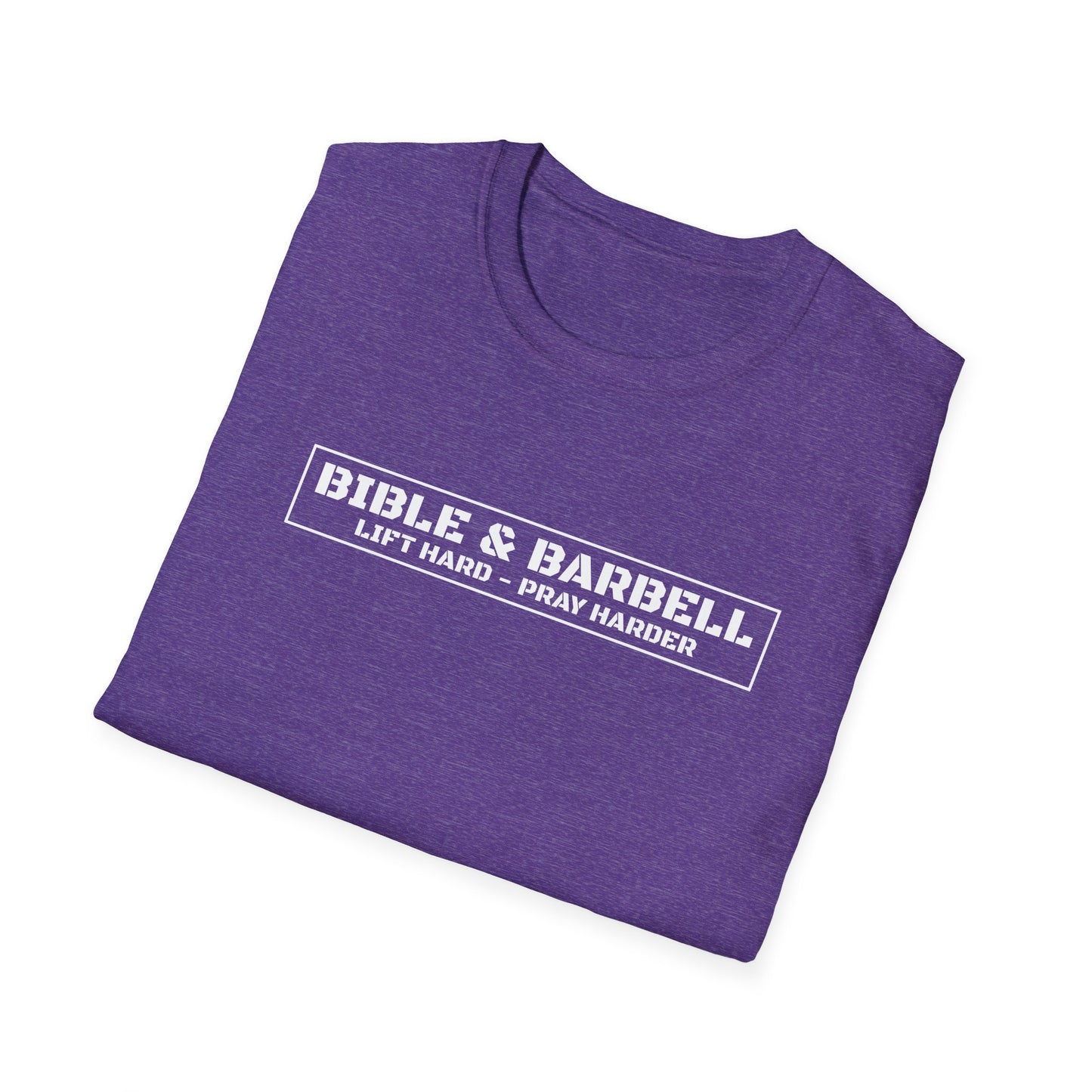 Bible & Barbell Logo Unisex Softstyle T-Shirt
