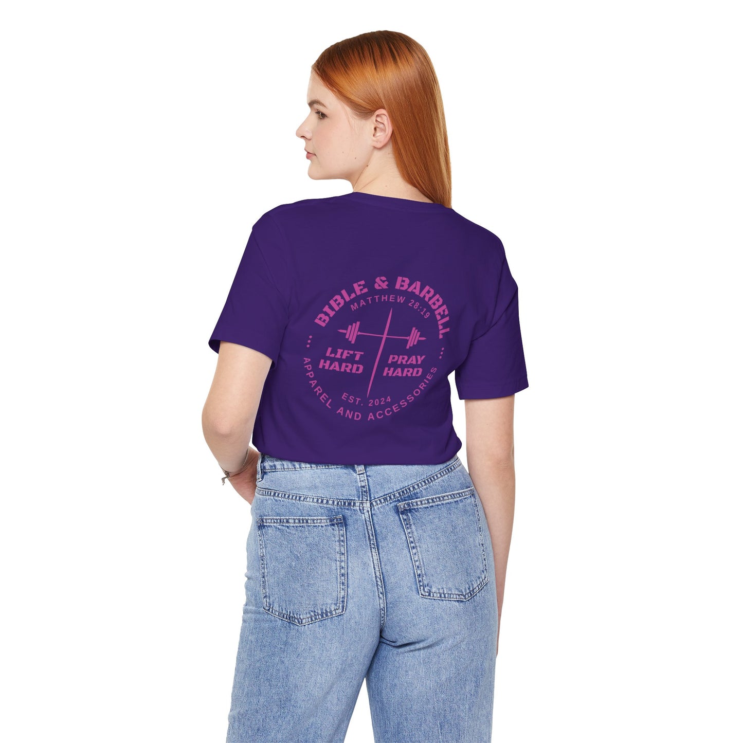 Women's Pink Circle Logo T-Shirt