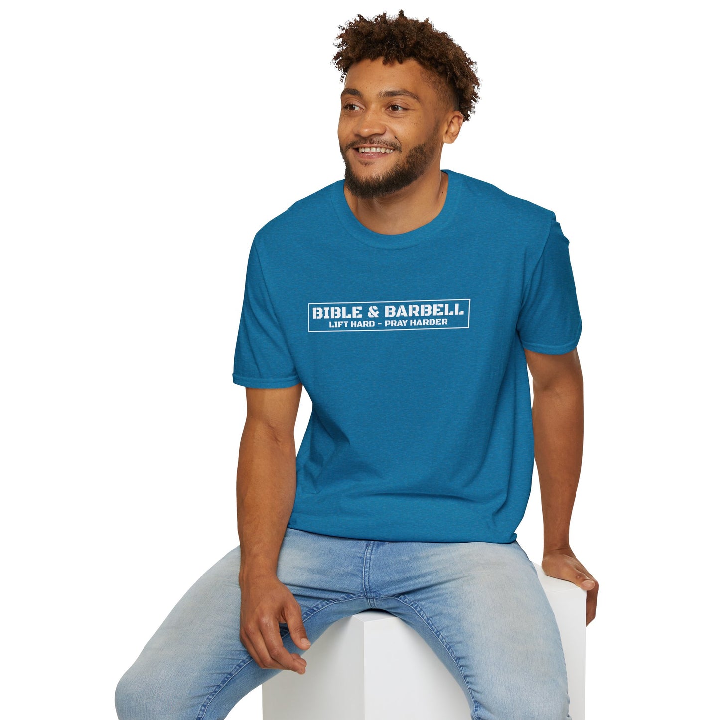 Bible & Barbell Logo Unisex Softstyle T-Shirt