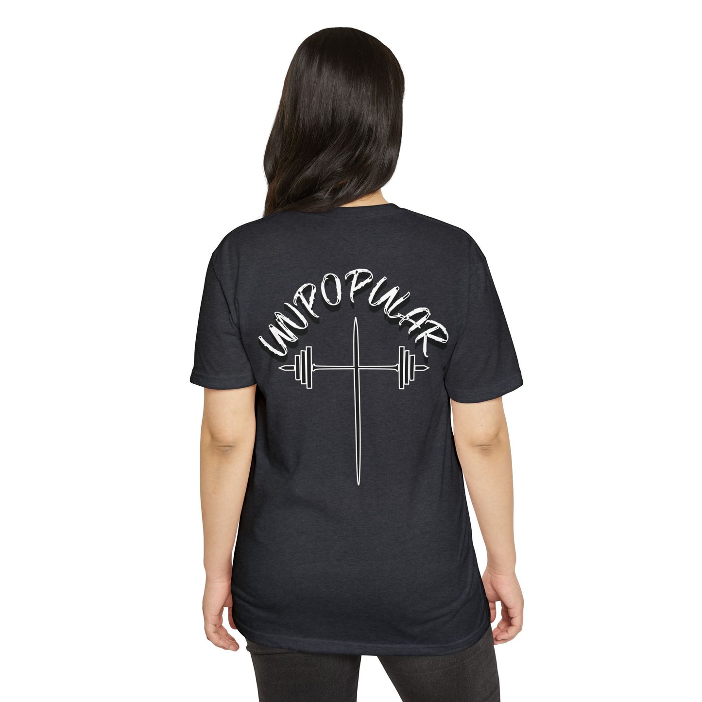 "UNPOPULAR" Unisex Fitness T-Shirt: Empower Your Workout, Gym Apparel, Casual Wear, Training Gear, Gift for Fitness Enthusiasts.