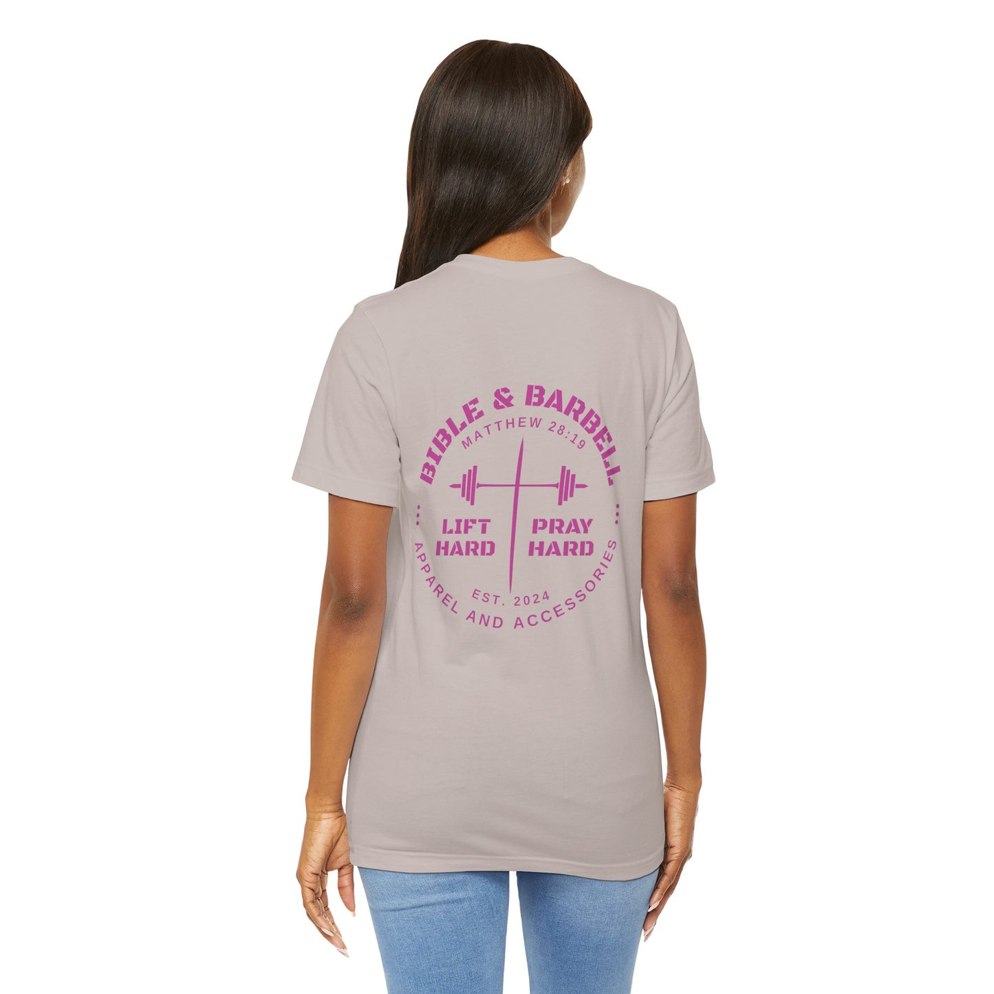 Women's Pink Circle Logo T-Shirt