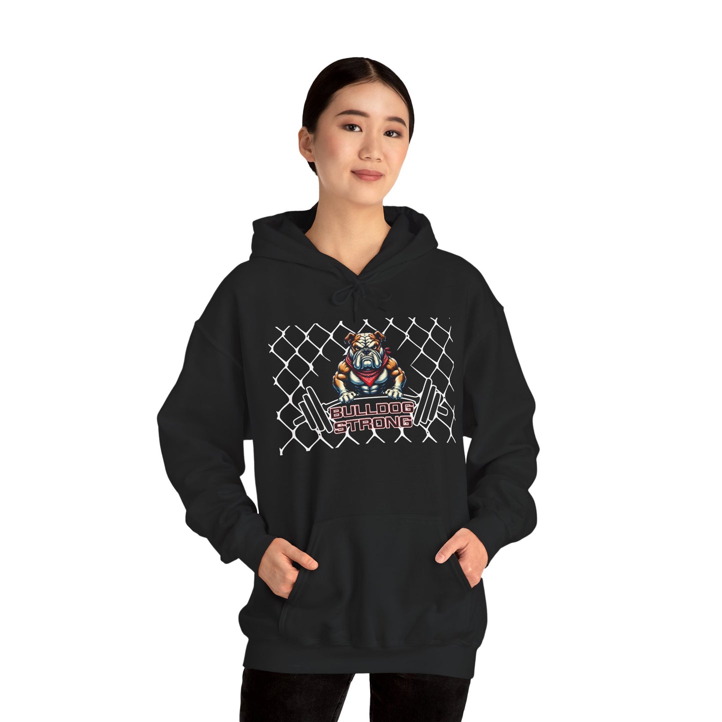 Bulldog Strong Adult Hoodie