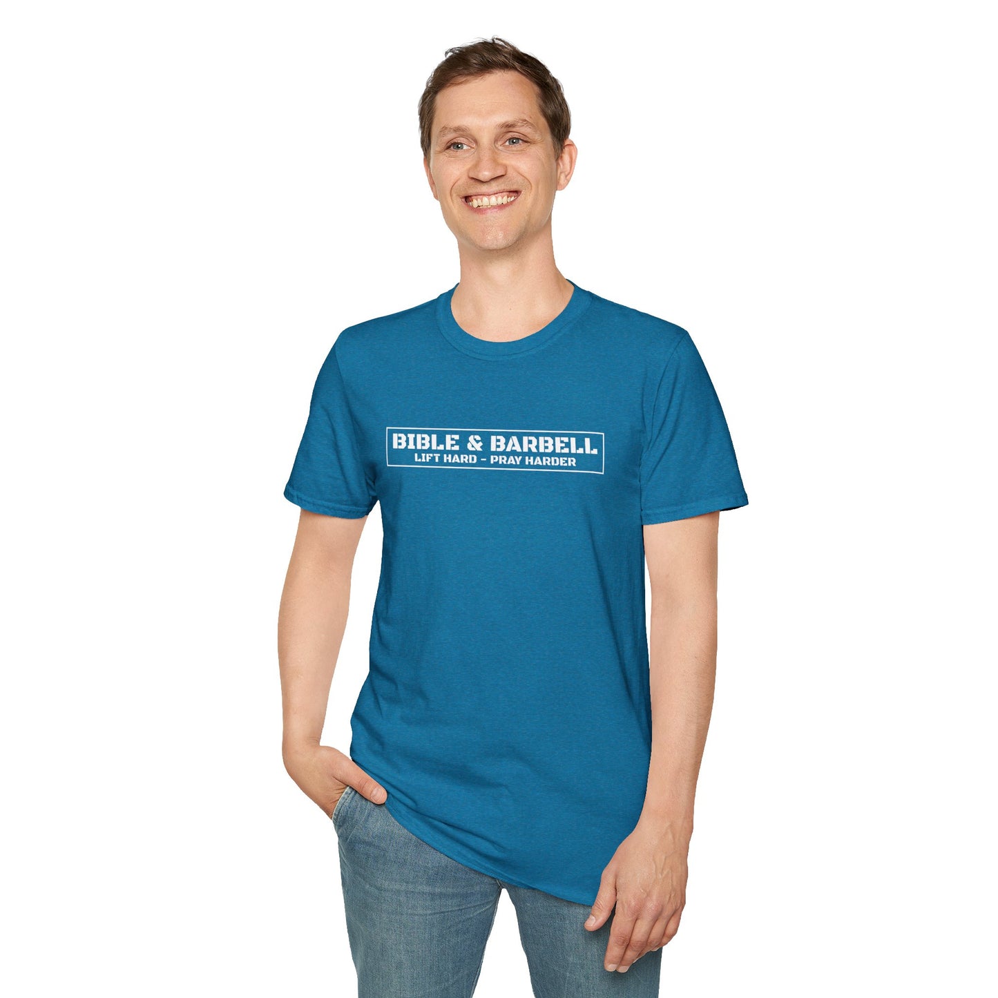 Bible & Barbell Logo Unisex Softstyle T-Shirt