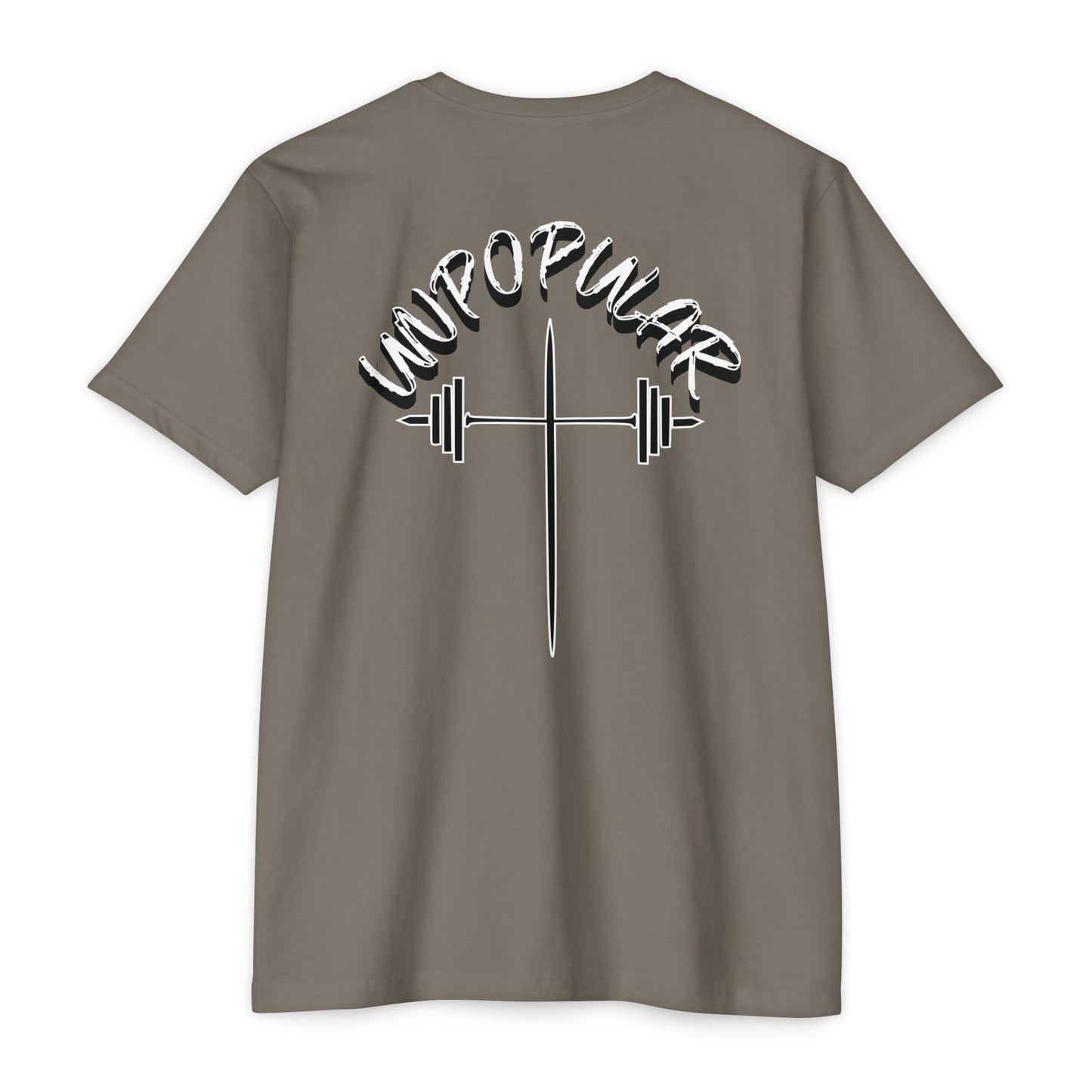 "UNPOPULAR" Unisex Fitness T-Shirt: Empower Your Workout, Gym Apparel, Casual Wear, Training Gear, Gift for Fitness Enthusiasts.