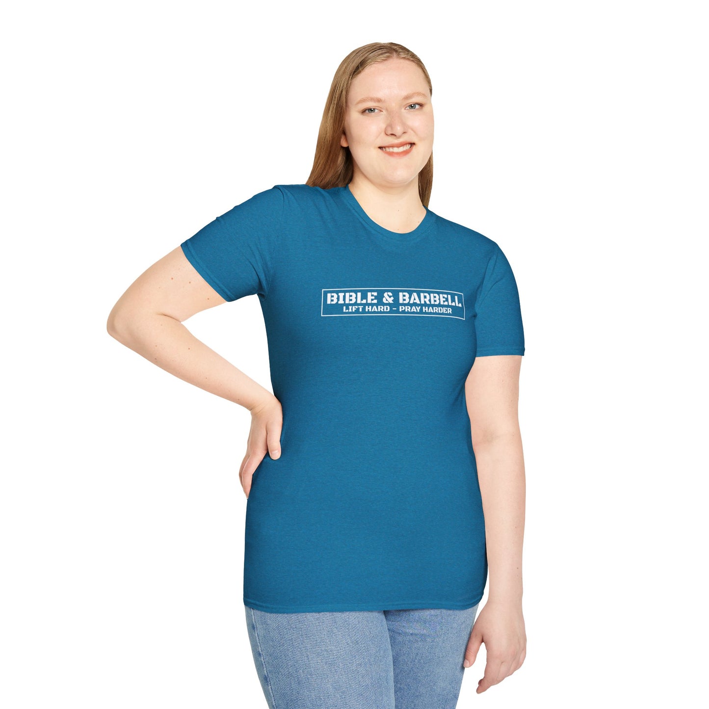 Bible & Barbell Logo Unisex Softstyle T-Shirt