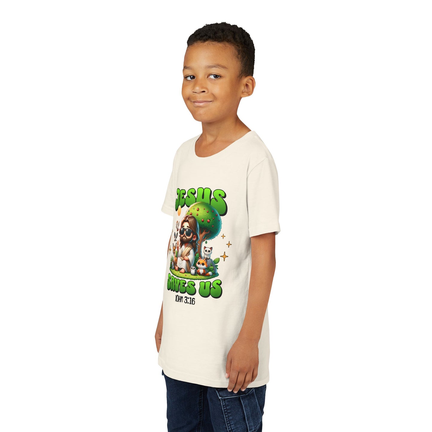 Vintage Jesus Saves Youth Tee