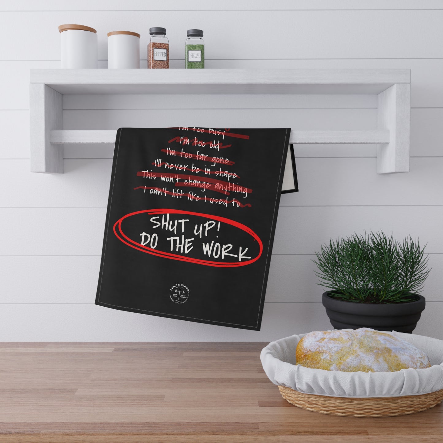 Motivational Gym Towel