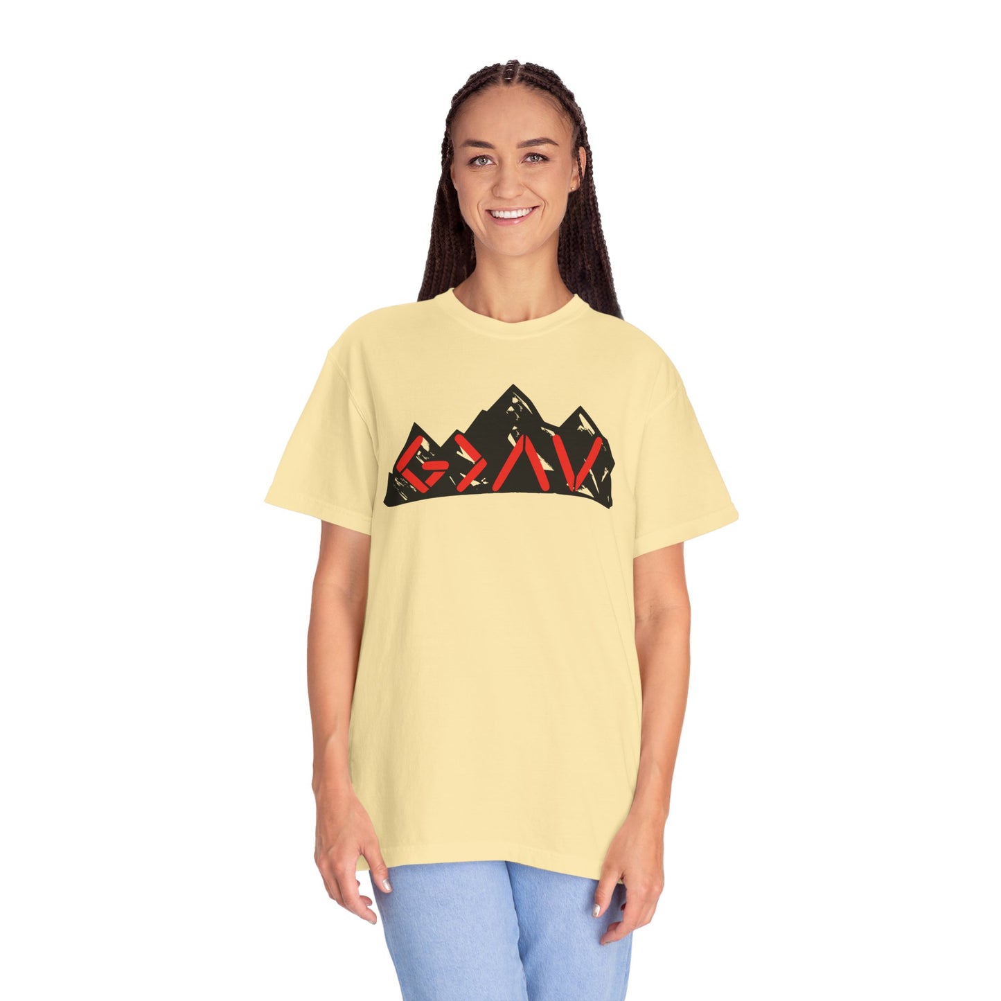 God Is Greater Than The Highs and Lows Mountain Graphic Unisex T-Shirt