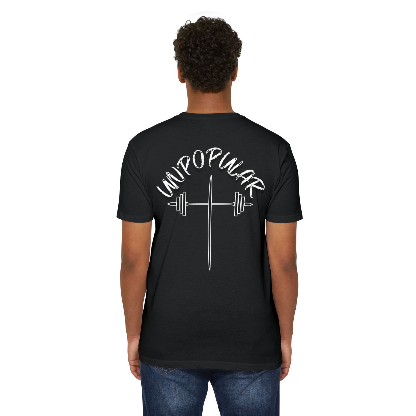 "UNPOPULAR" Unisex Fitness T-Shirt: Empower Your Workout, Gym Apparel, Casual Wear, Training Gear, Gift for Fitness Enthusiasts.