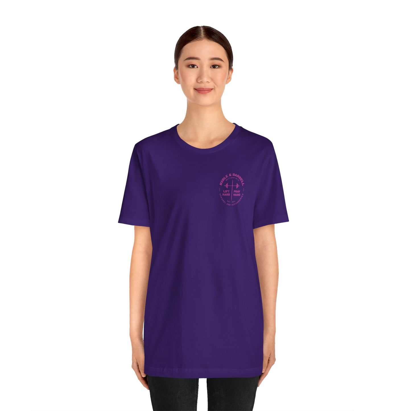 Women's Pink Circle Logo T-Shirt