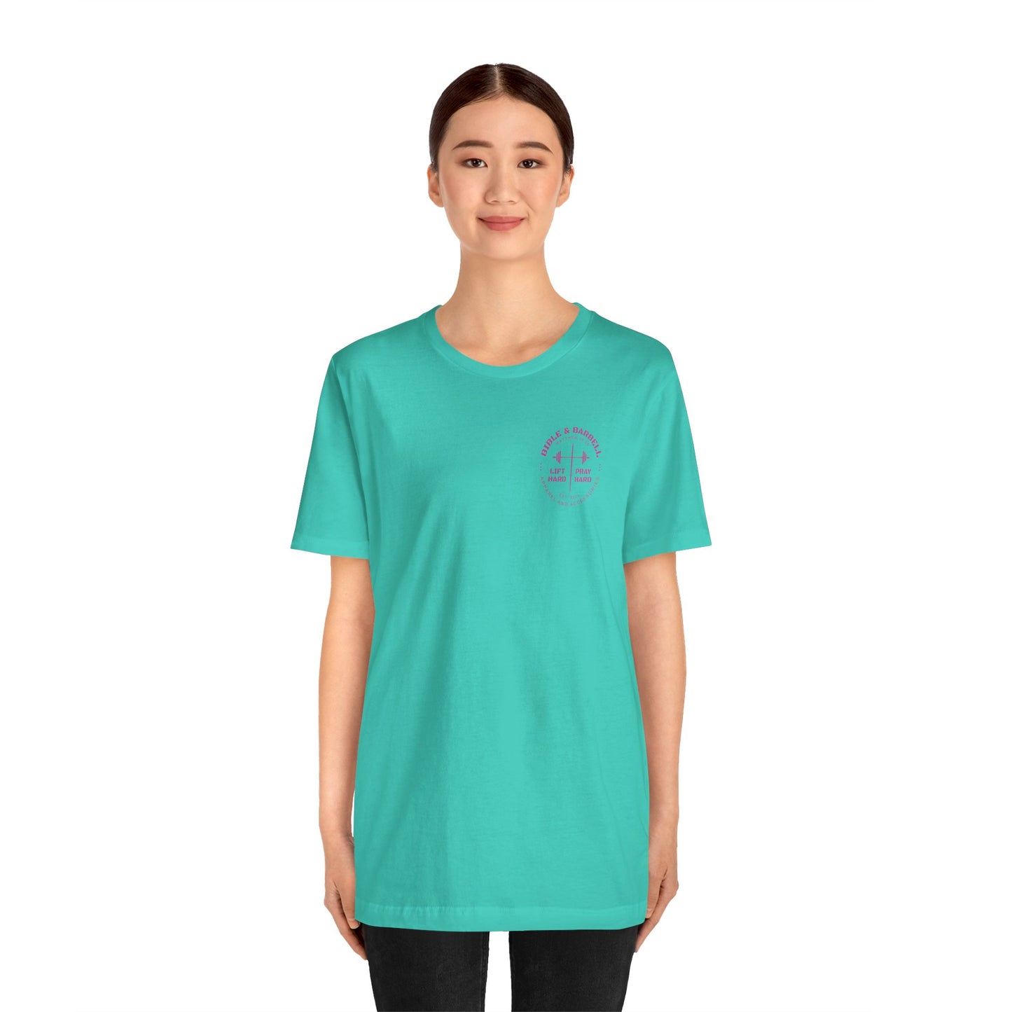 Women's Pink Circle Logo T-Shirt