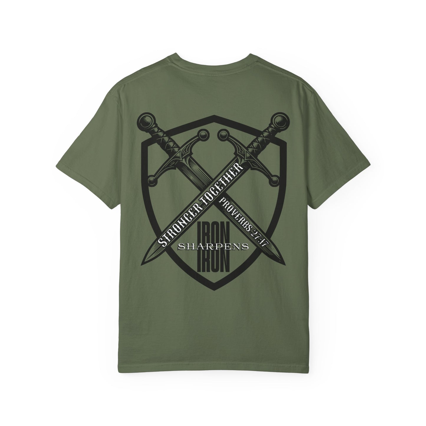 Iron Sharpens Iron Proverbs 27:17 T-Shirt