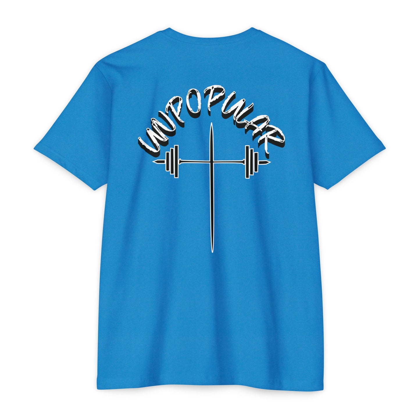 "UNPOPULAR" Unisex Fitness T-Shirt: Empower Your Workout, Gym Apparel, Casual Wear, Training Gear, Gift for Fitness Enthusiasts.