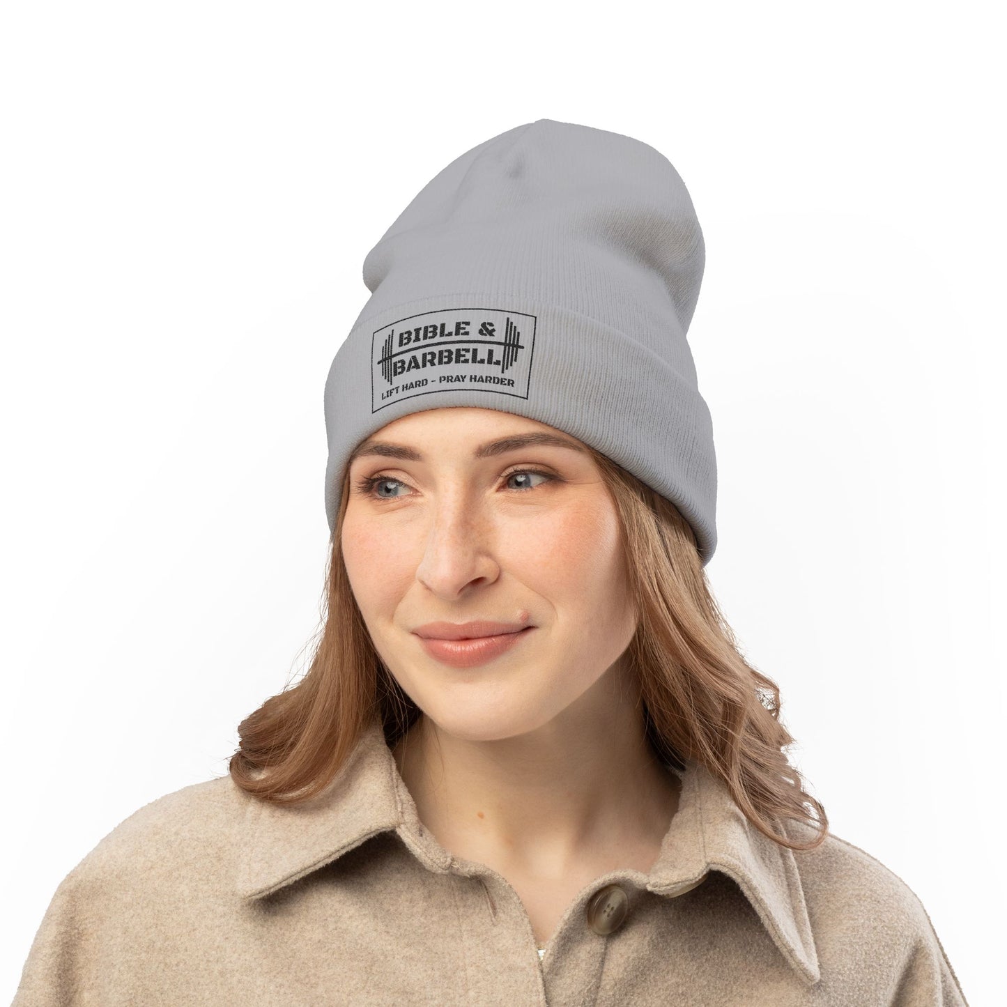 Bible & Barbell Knit Beanie