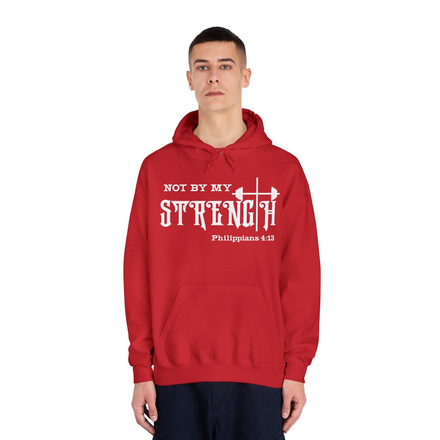 Not By My Strength - Philippians 4:13 Hoodie