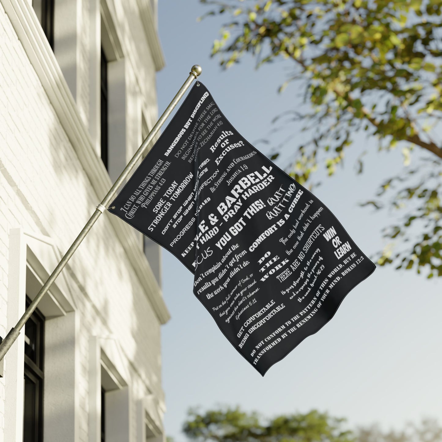 INSPIRATIONAL Gym Flag