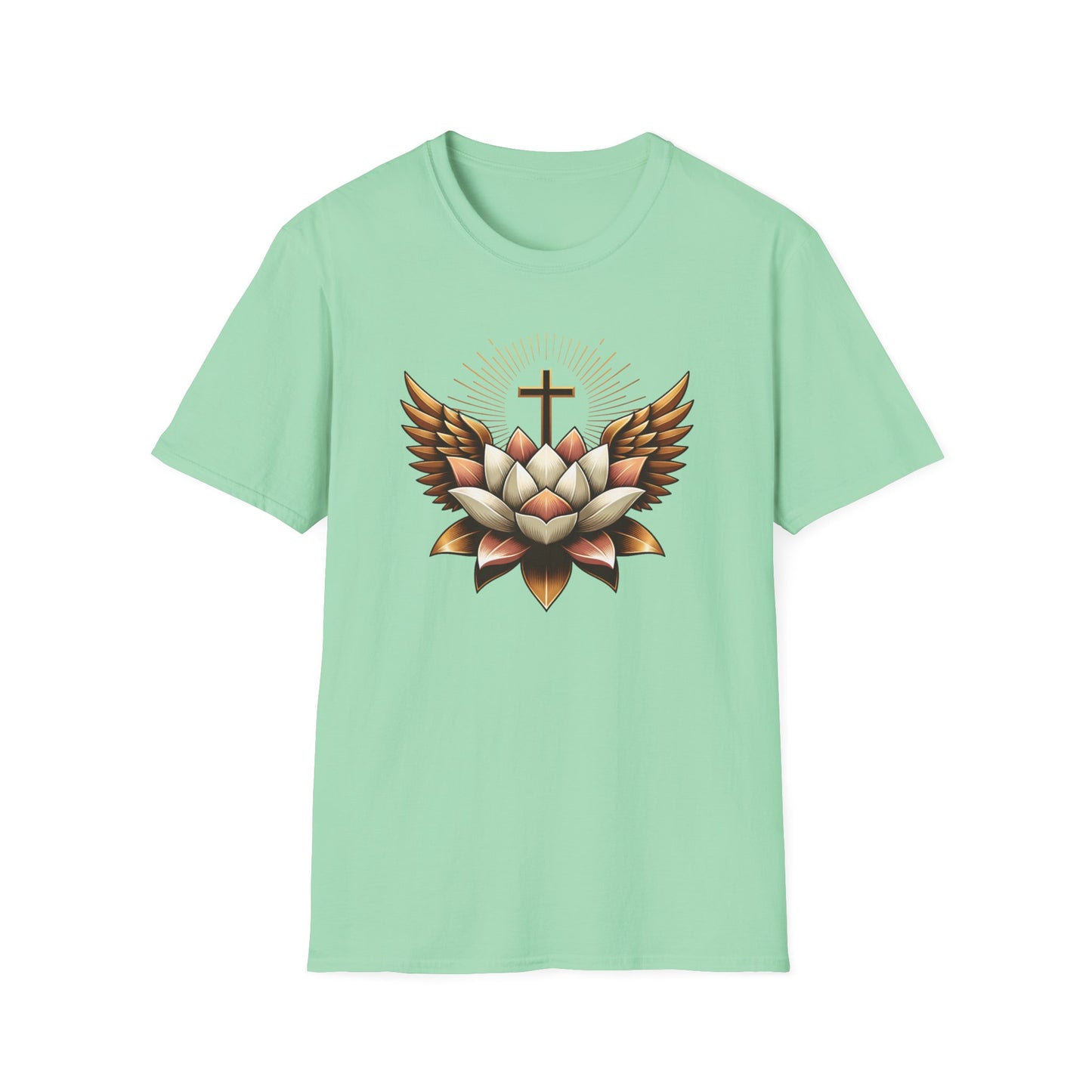 Faith-Inspired Lotus Design Women's T-Shirt