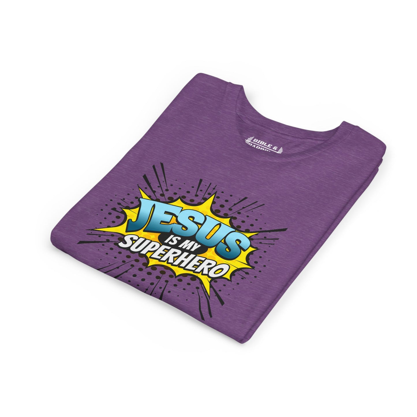 Jesus Is My Superhero Youth Tee