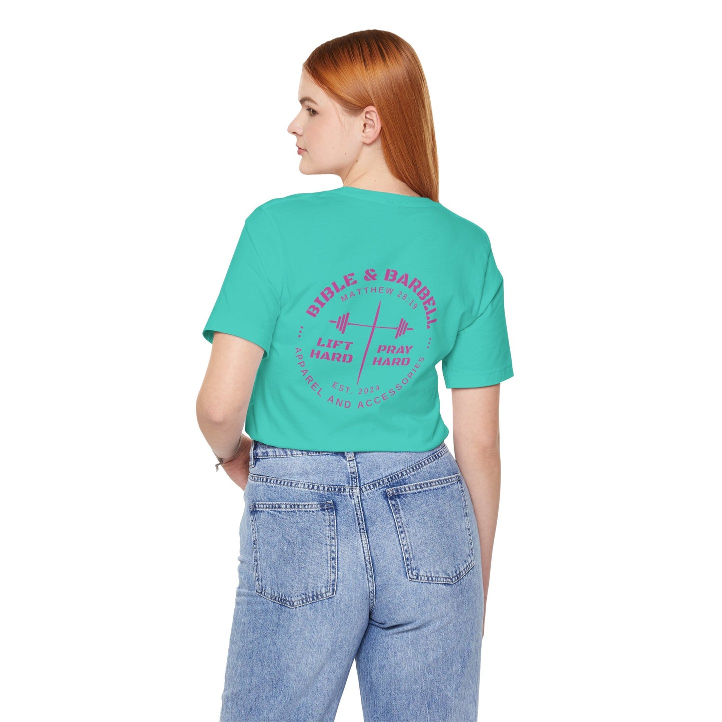 Women's Pink Circle Logo T-Shirt
