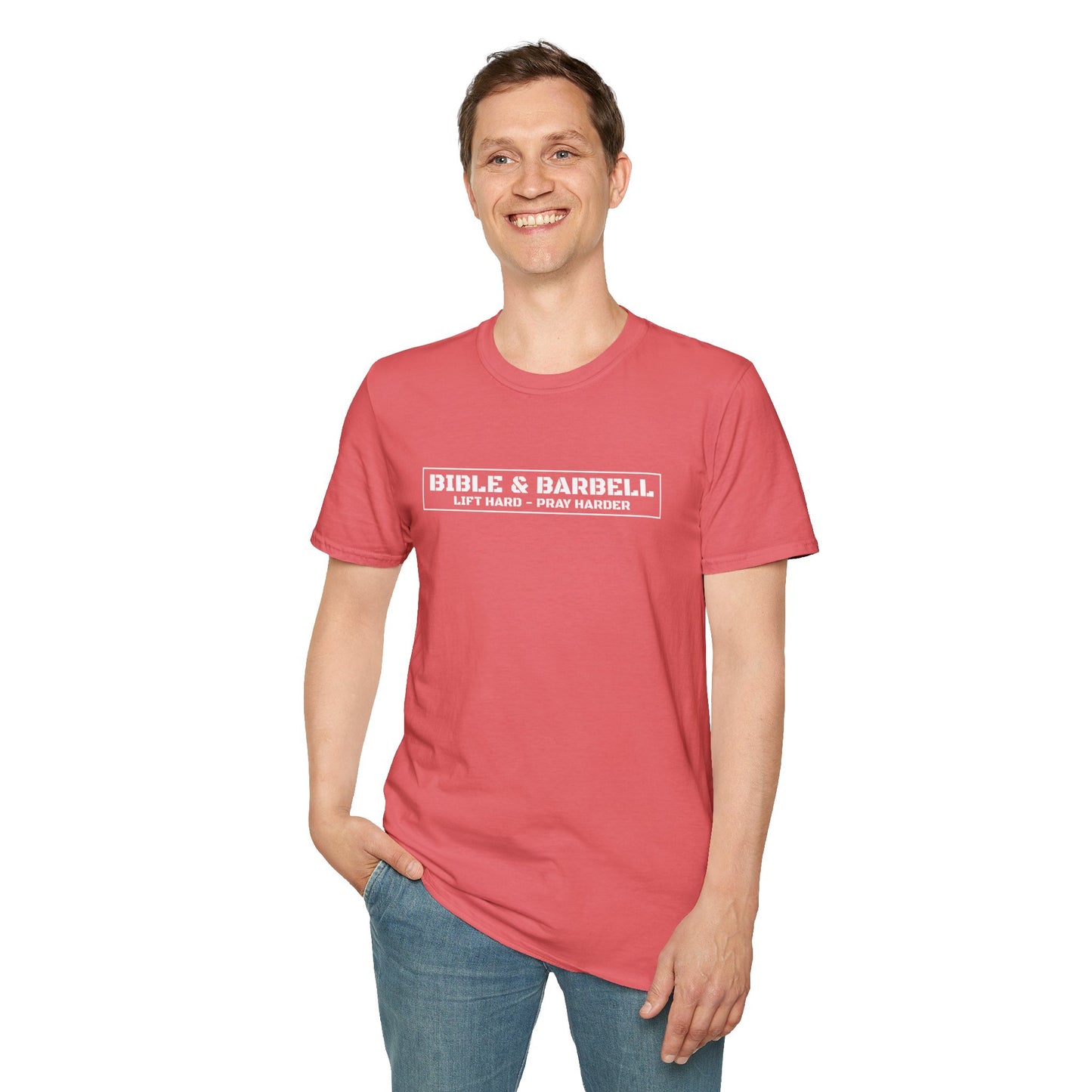 Bible & Barbell Logo Unisex Softstyle T-Shirt