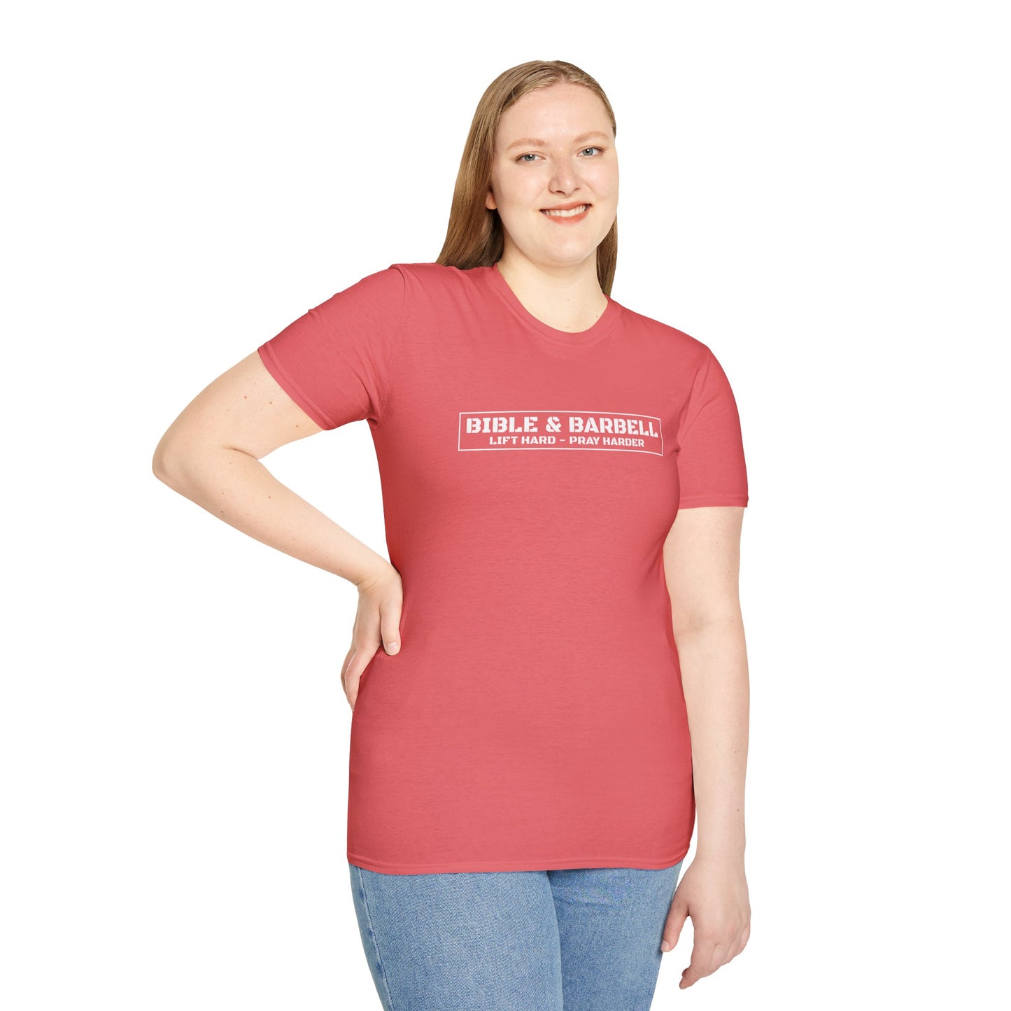Bible & Barbell Logo Unisex Softstyle T-Shirt